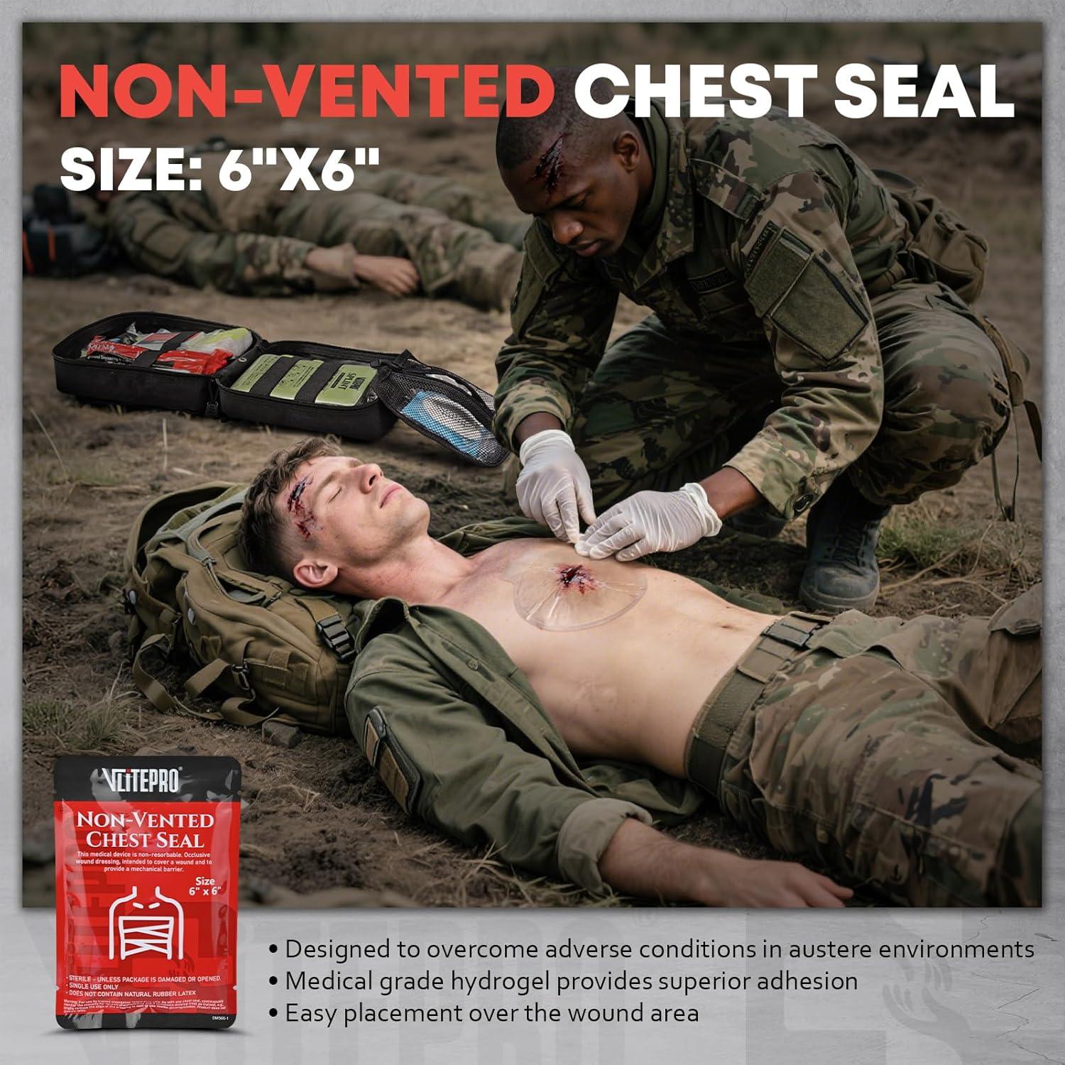 Kit de Primeros Auxilios Avanzado VLITEPRO - 242 Piezas, Negro