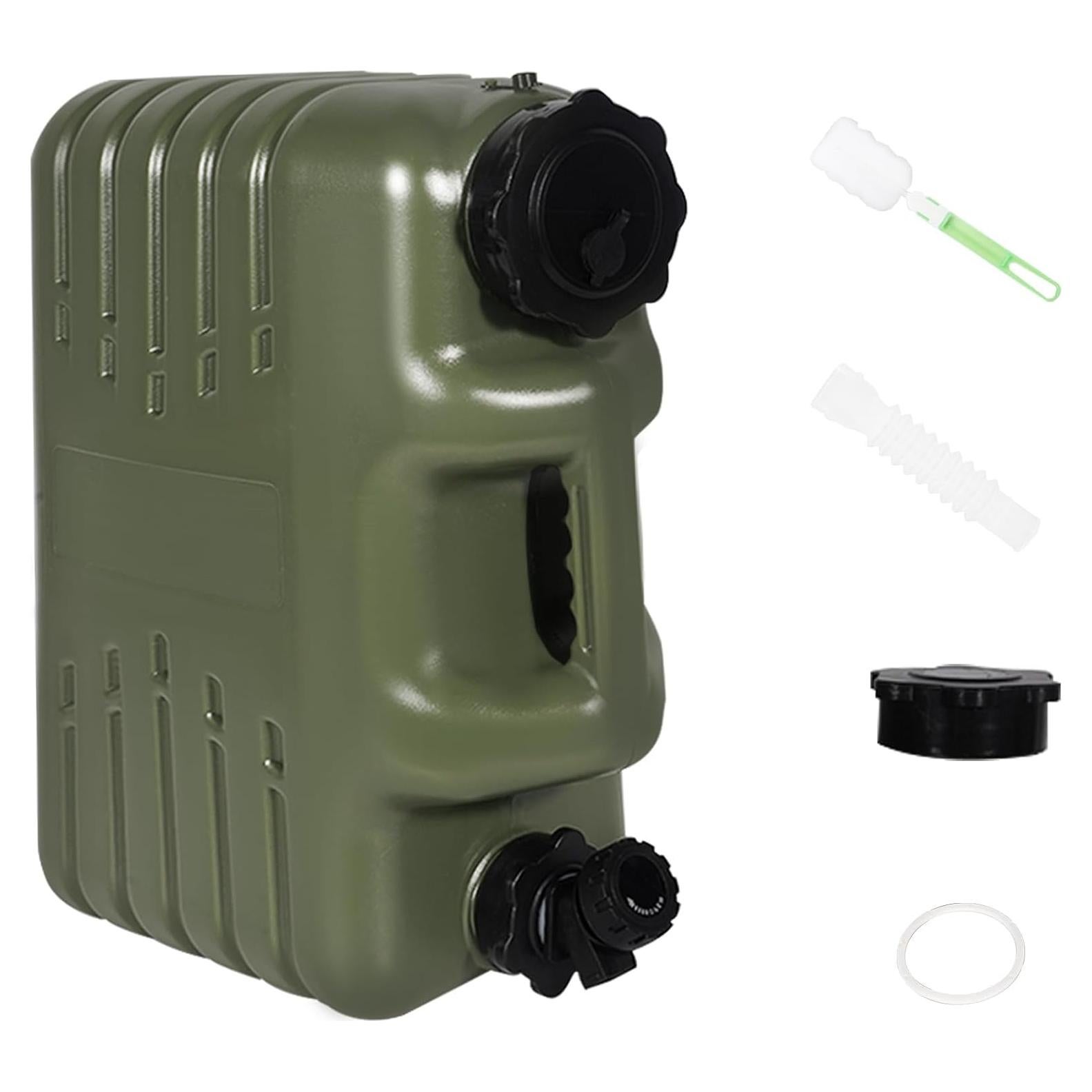 Contenedor de Agua Portátil REDCAMP 15L con Grifo Verde
