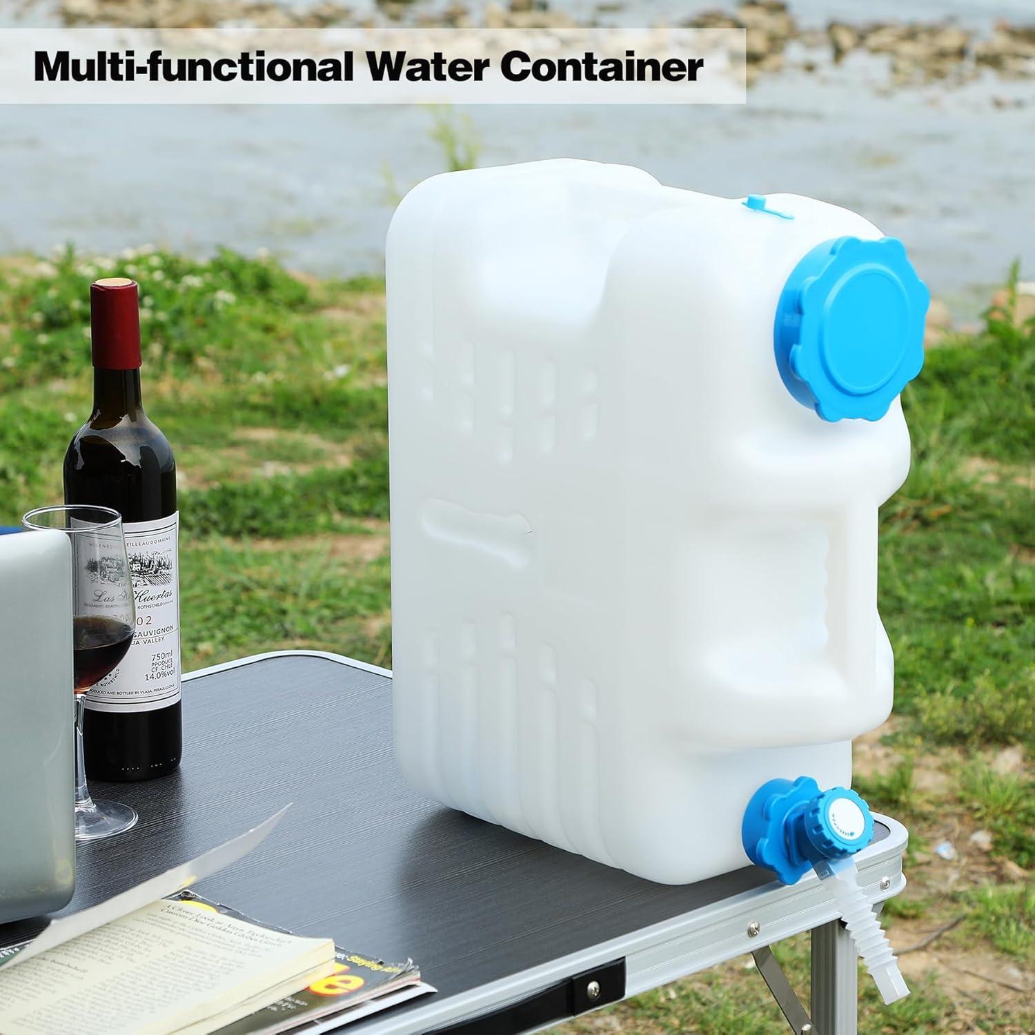 Contenedor de Agua Portátil REDCAMP 18.5L con Grifo - Paquete de 4