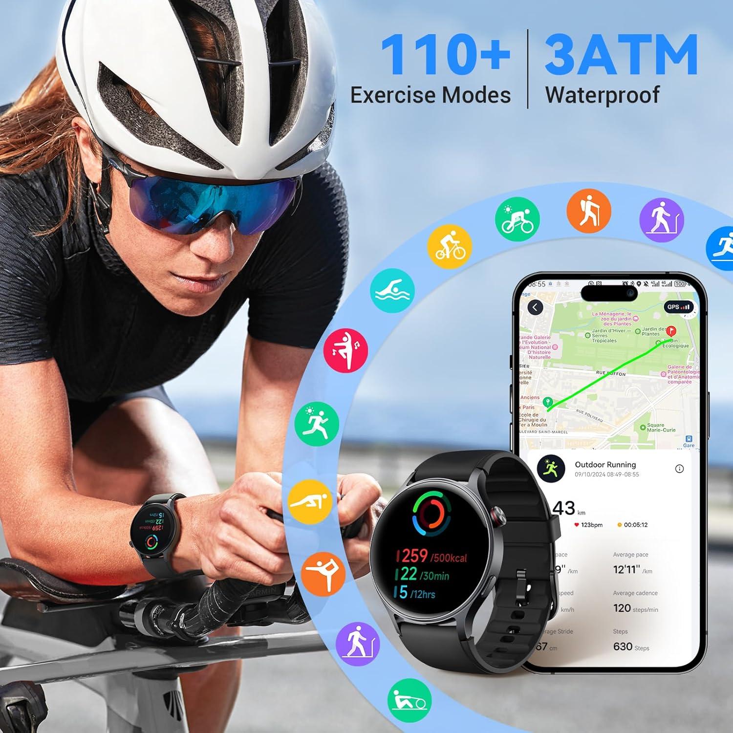 Reloj Inteligente Fitpolo AR-01 AMOLED 1.3" Monitoreo Salud