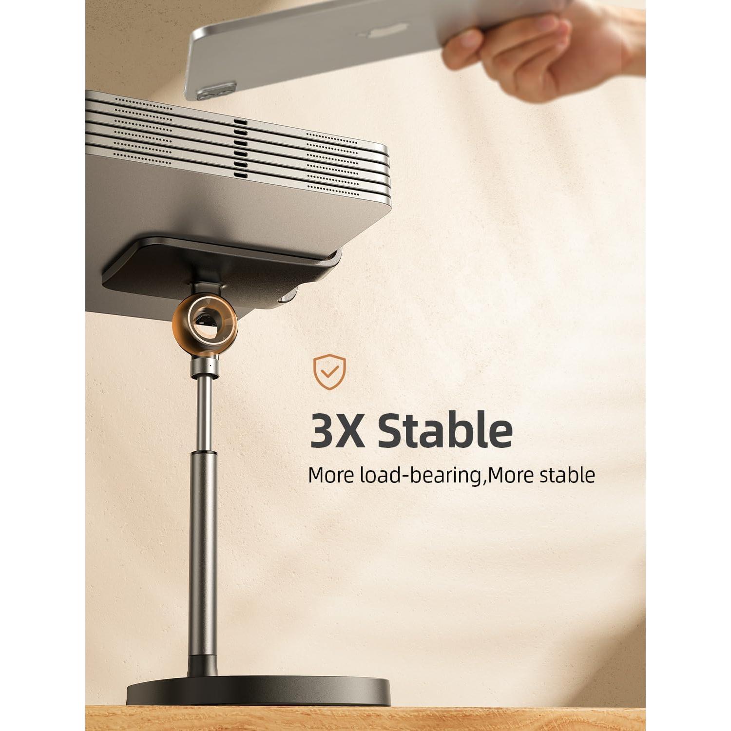 Soporte para Teléfono Ajustable LISEN Negro para Escritorio