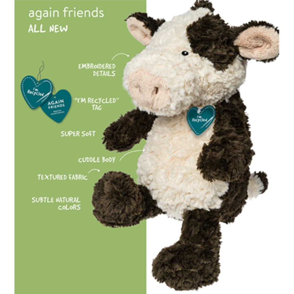 Peluche Vaca Negra y Blanca Mary Meyer 30.48 cm Reciclado