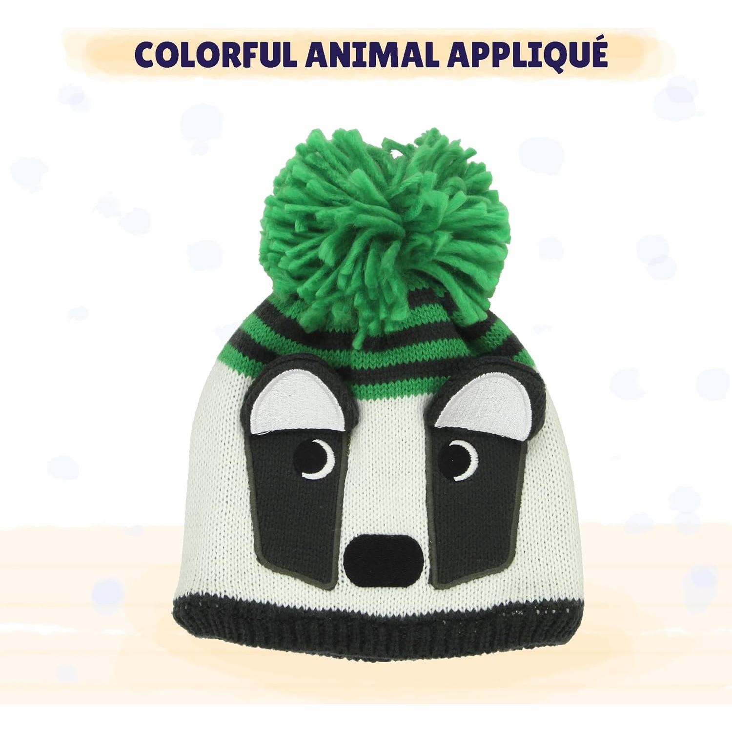 Gorro de Tejer de Animal Yankee Toybox para Niños 3-5 Años
