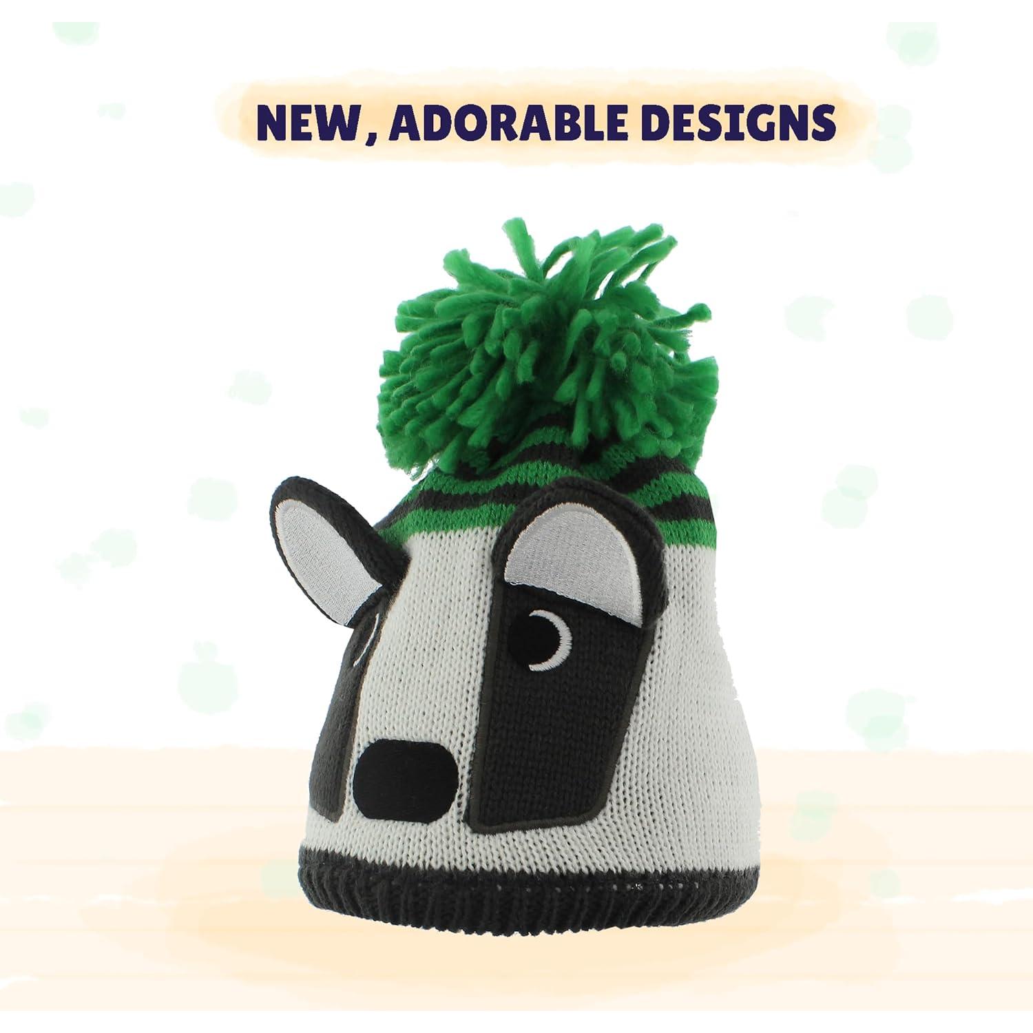 Gorro de Tejer de Animal Yankee Toybox para Niños 3-5 Años