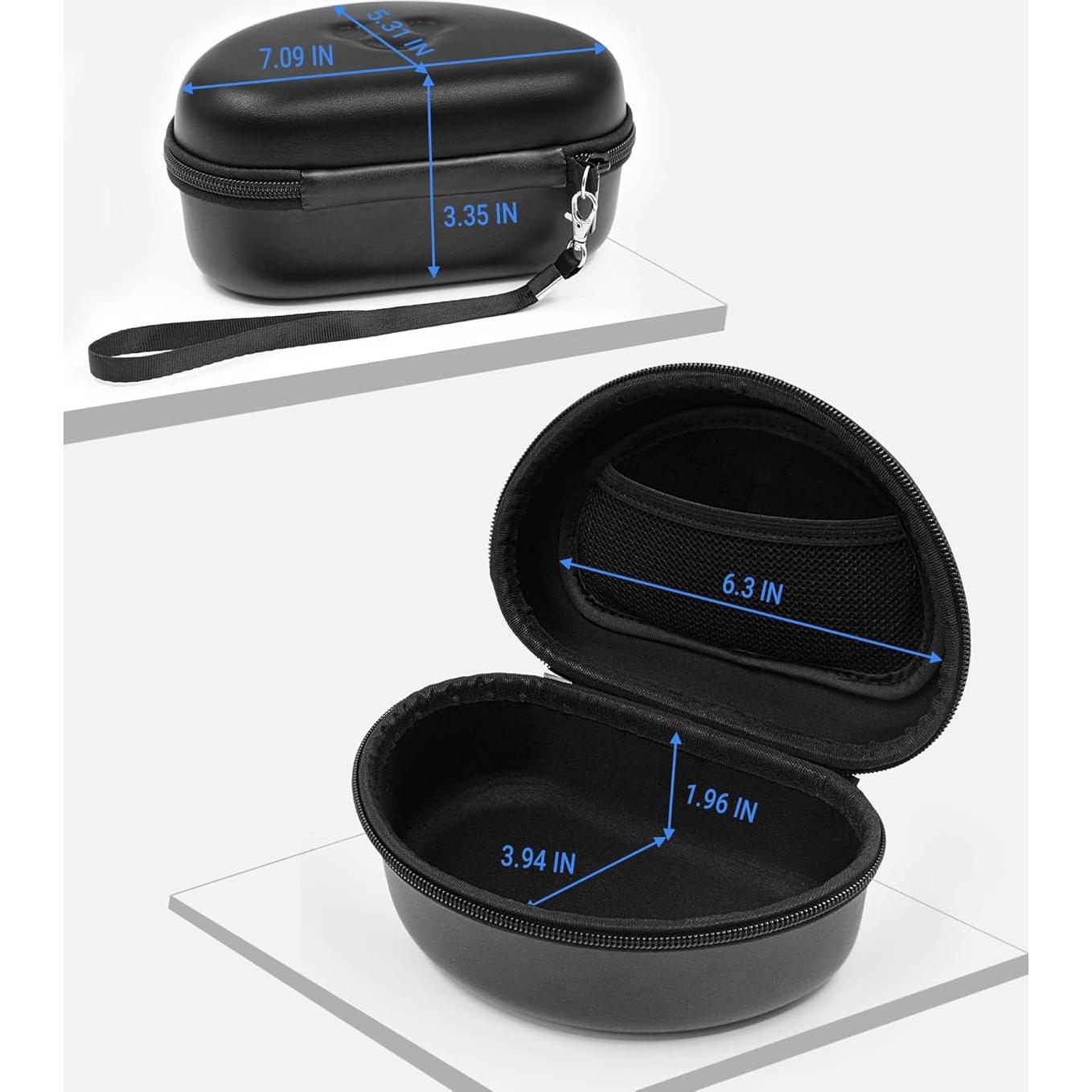 Funda Dura para Auriculares Beats - STUKCAZE, Negro, Impermeable