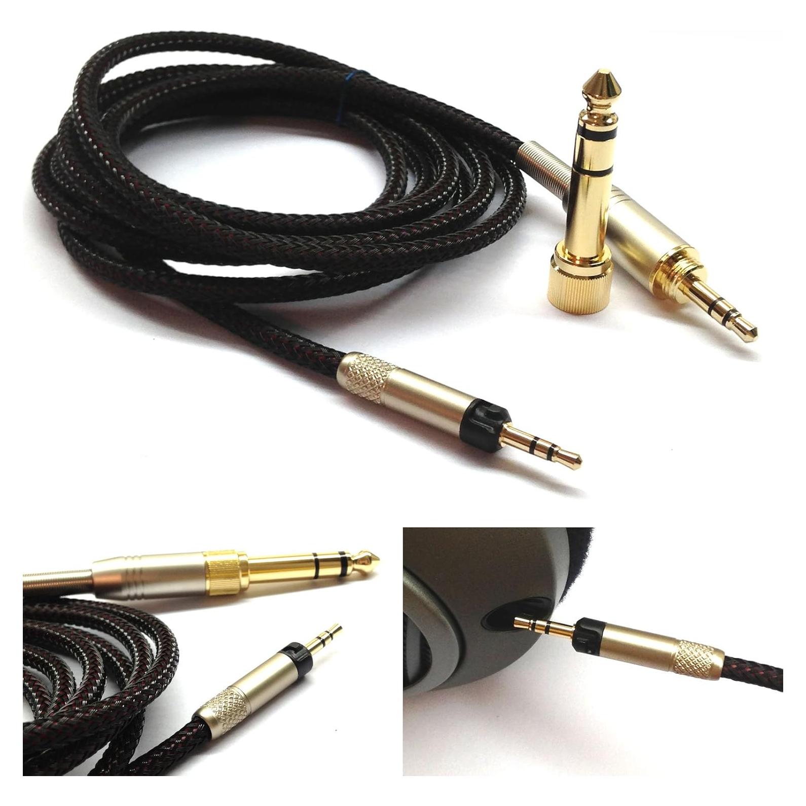 Cable de Reemplazo NewFantasia 1.2m para Auriculares Sennheiser