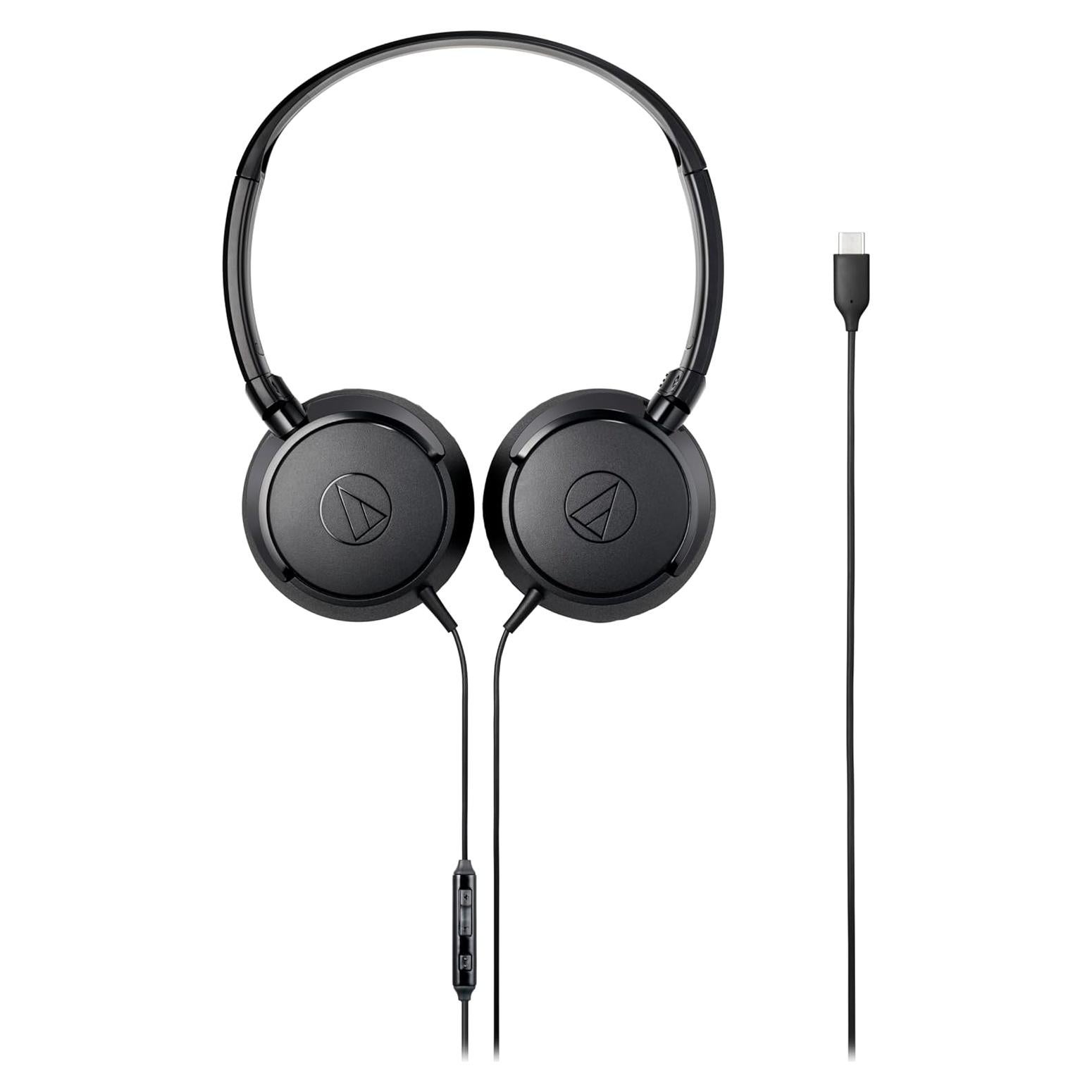 Auriculares USB-C Audio-Technica ATH-S120C-BK Plegables