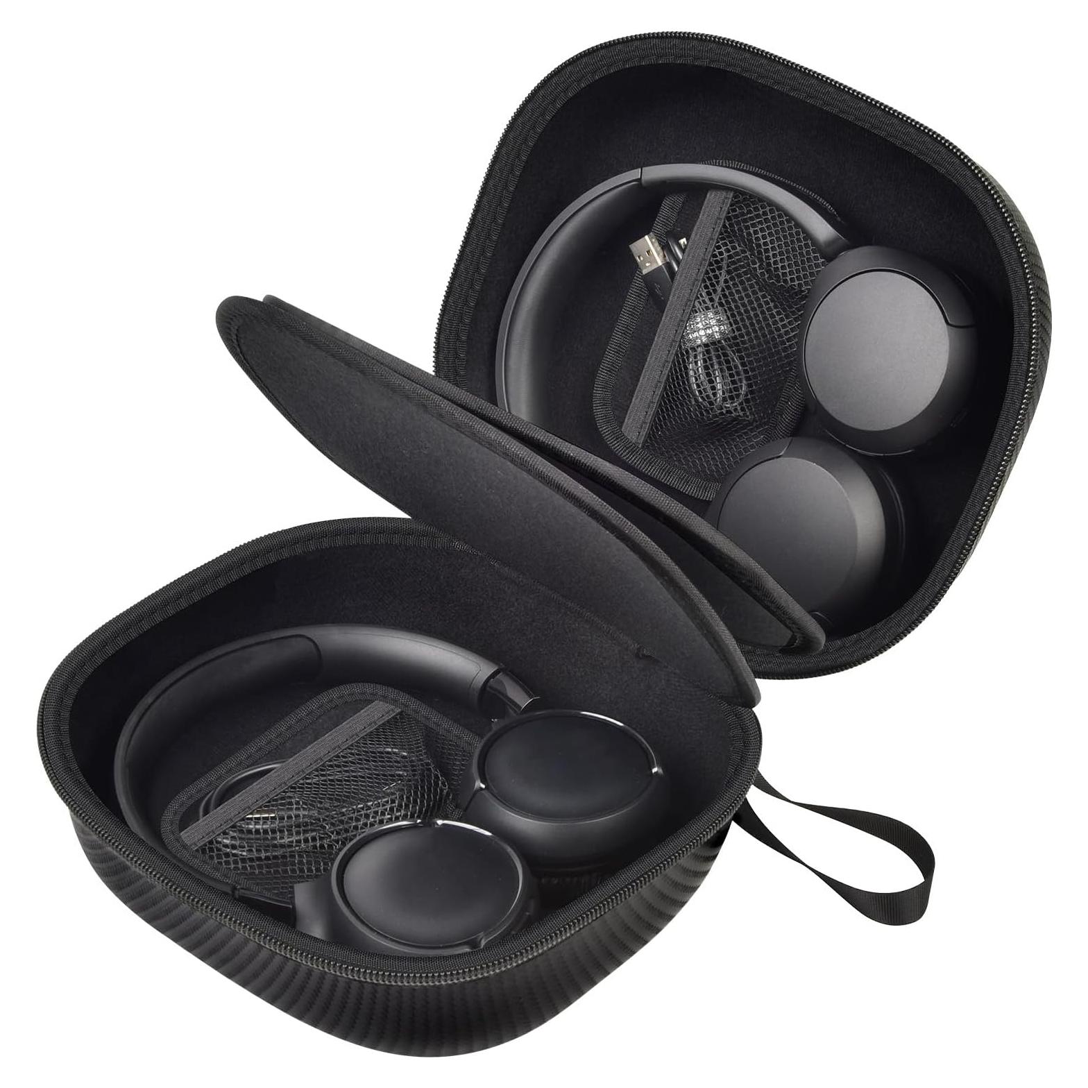 Funda para Auriculares COMECASE Doble Protección Negro 22.8x20.3cm