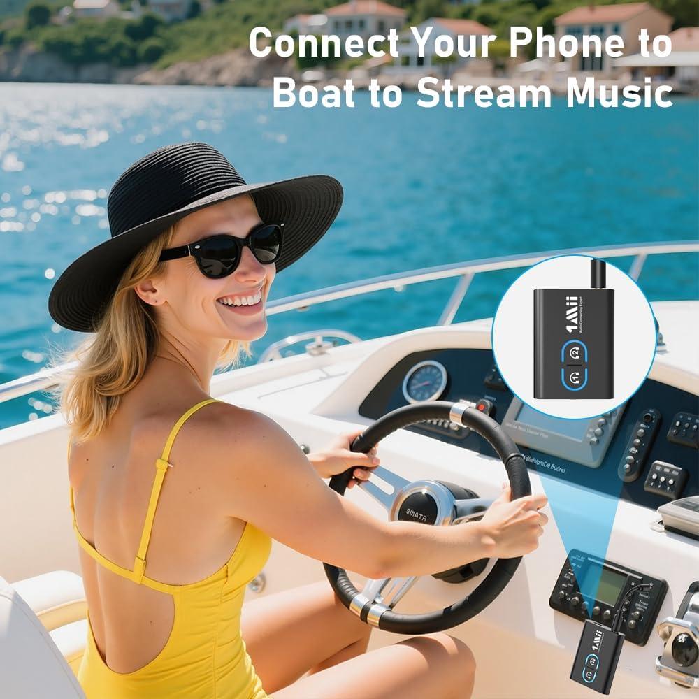 Transmisor Receptor Bluetooth 5.3 1Mii ML300 - Audio HD, Doble Enlace