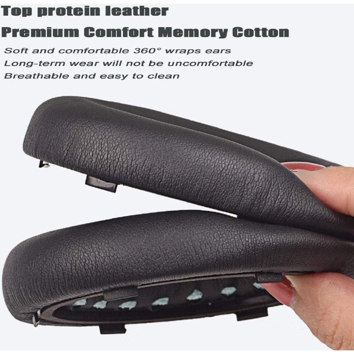 Almohadillas de Reemplazo Luckvan para Auriculares Bose 700 - Negro