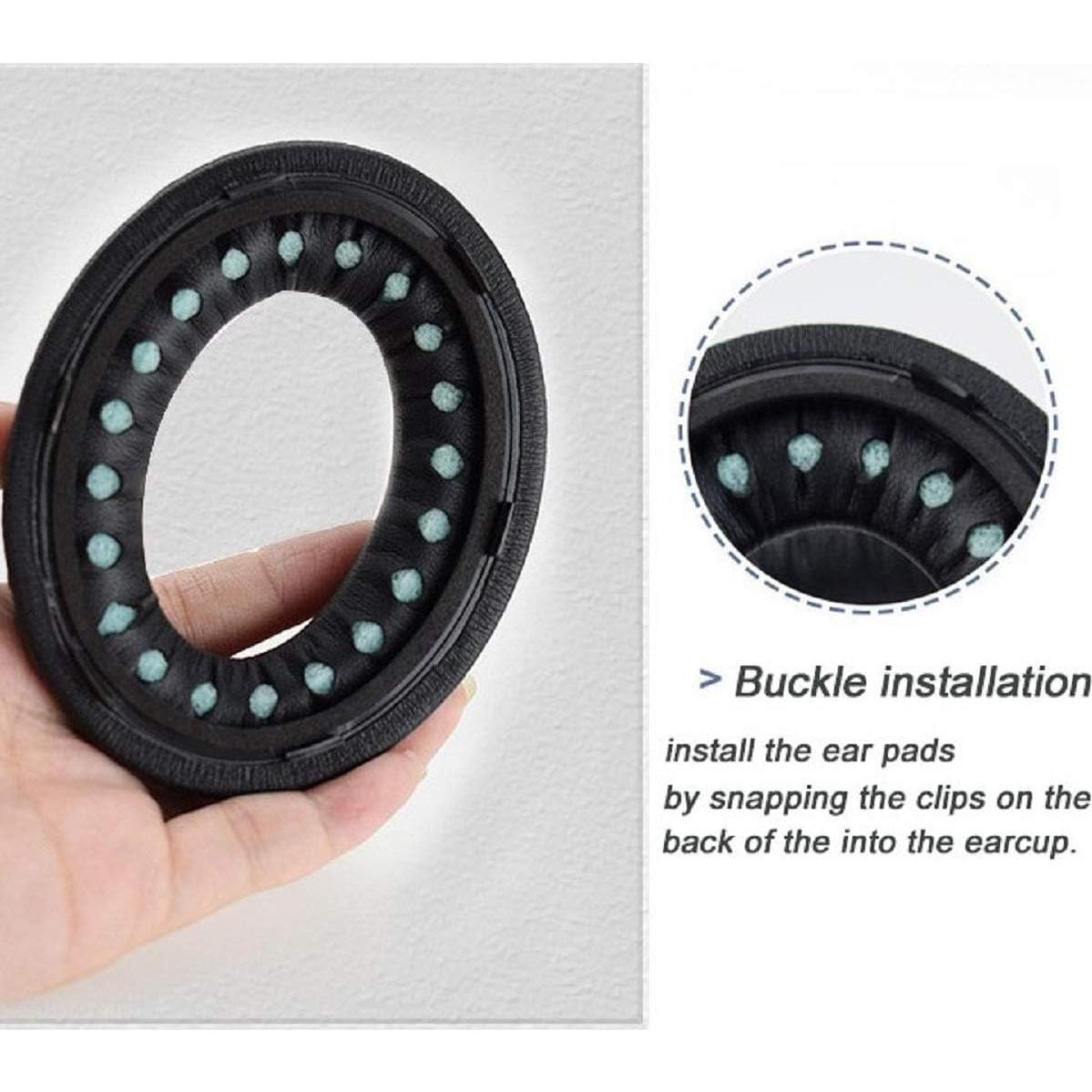 Almohadillas de Reemplazo Luckvan para Auriculares Bose 700 - Negro