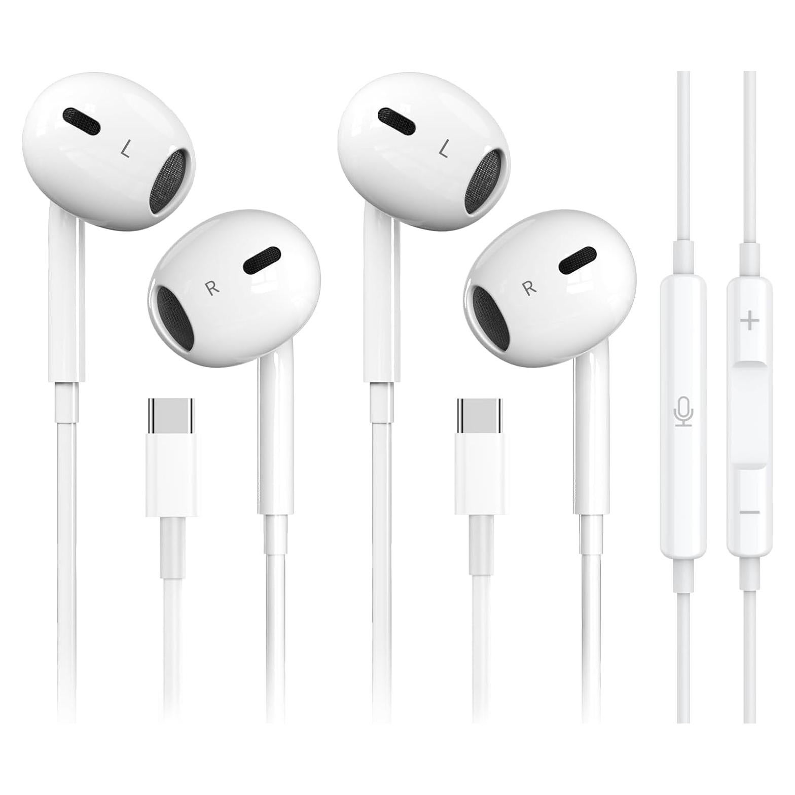 Auriculares USB C Mutsrd In-Ear con Micrófono y Control Remoto