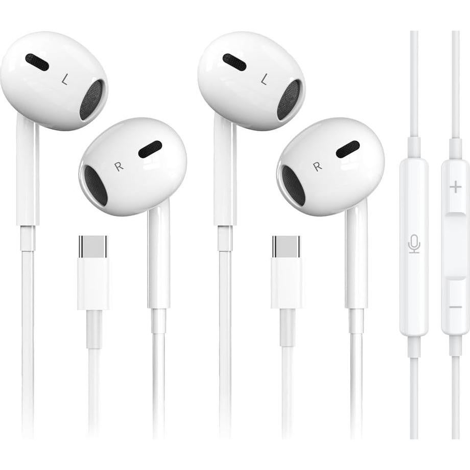 Auriculares USB C Mutsrd In-Ear con Micrófono y Control Remoto