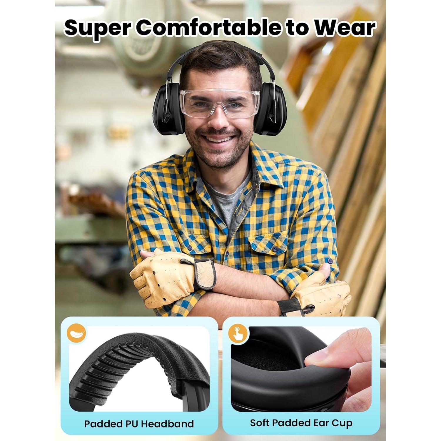 Auriculares de Protección Auditiva Dr.meter FM-1B 31dB 2PACK