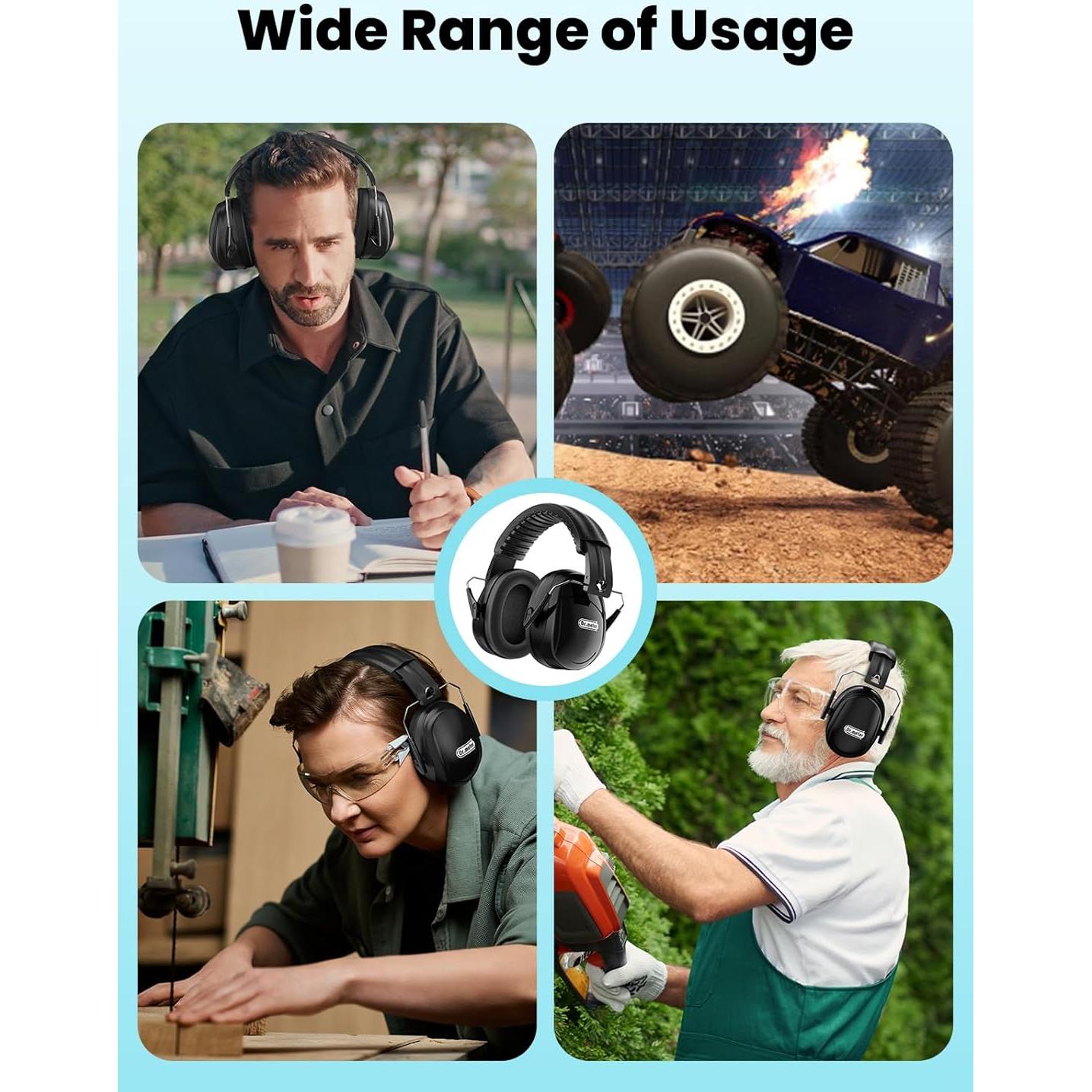 Auriculares de Protección Auditiva Dr.meter FM-1B 31dB 2PACK