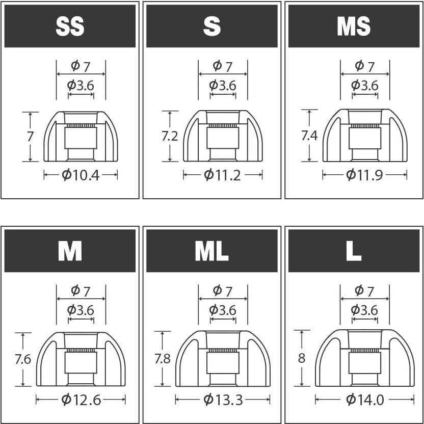 Puntas de Auriculares AZLA SednaEarfit XELASTEC 2 - Reemplazo