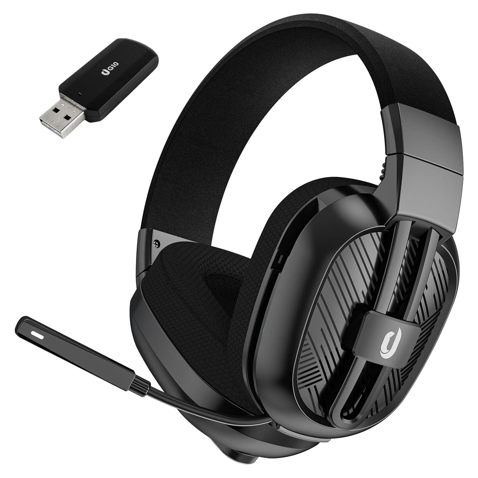 Auriculares Gaming Inalámbricos Jeecoo G10 Bluetooth 5.3 50h