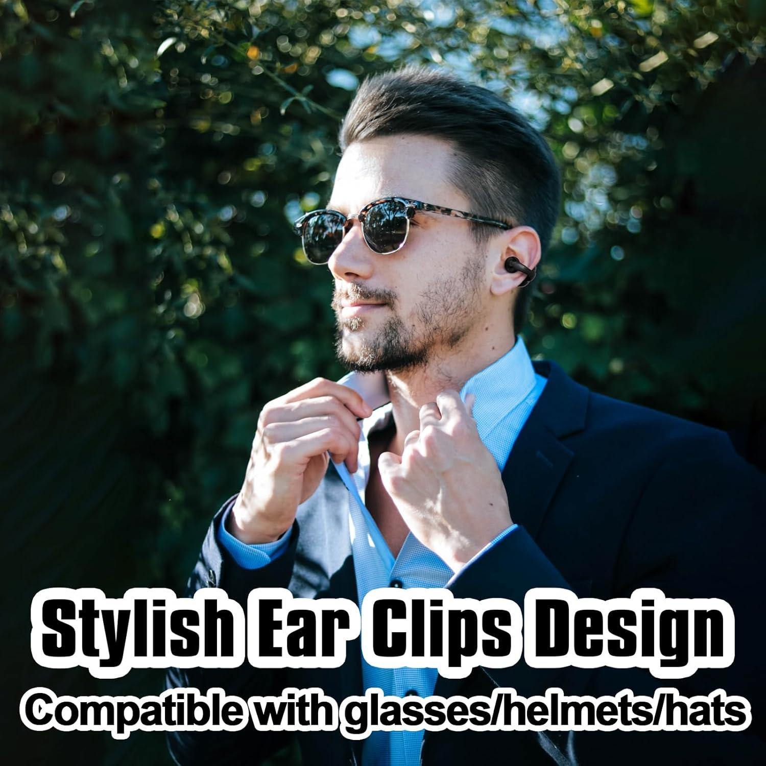 Auriculares Bluetooth Conducción Ósea SuperQ3-Pro Gris Oscuro