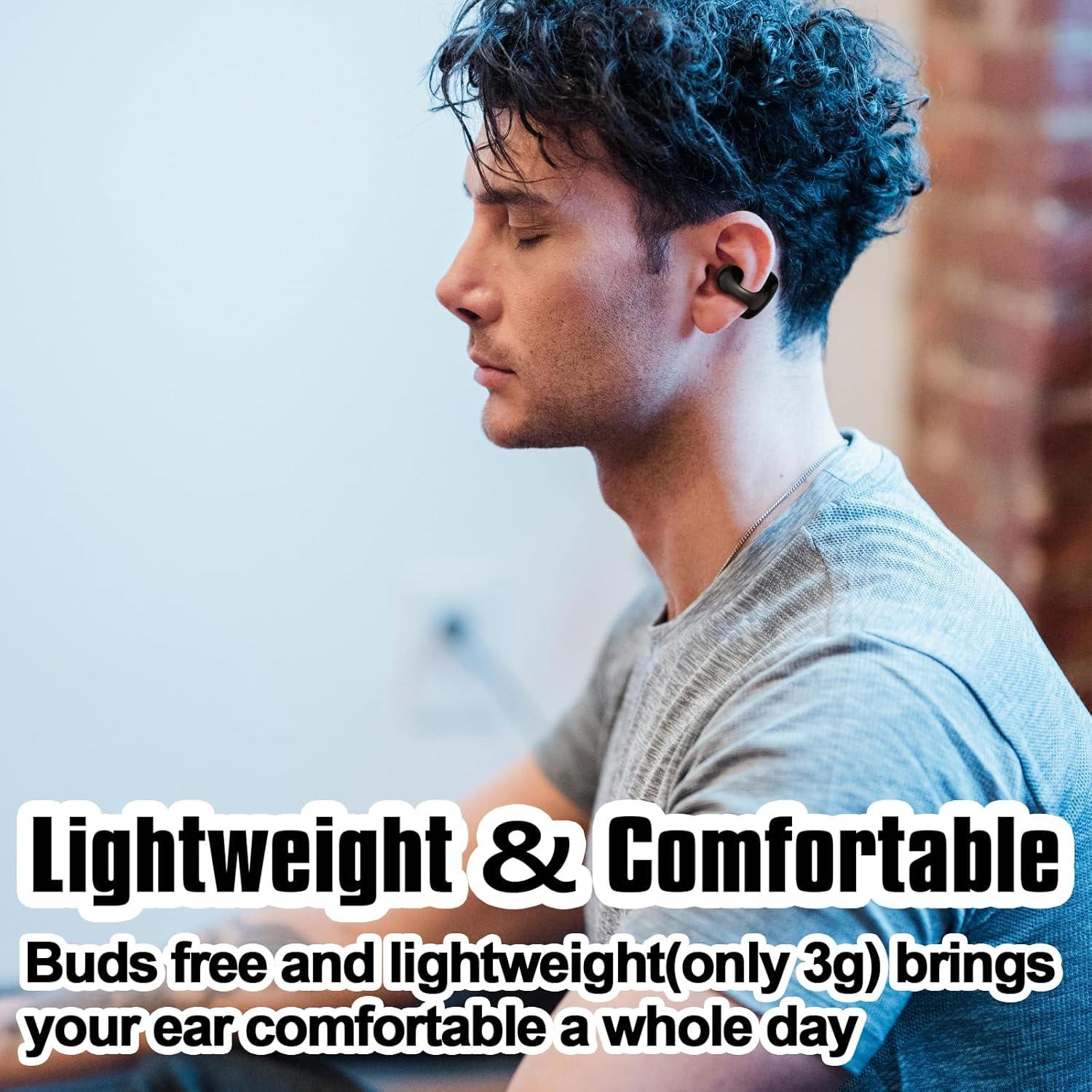 Auriculares Bluetooth Conducción Ósea SuperQ3-Pro Gris Oscuro