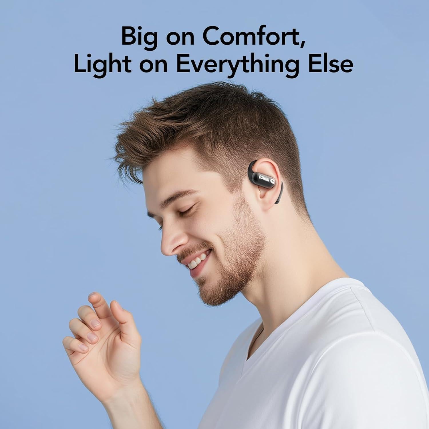 Auriculares inalámbricos MFish de conducción ósea negros