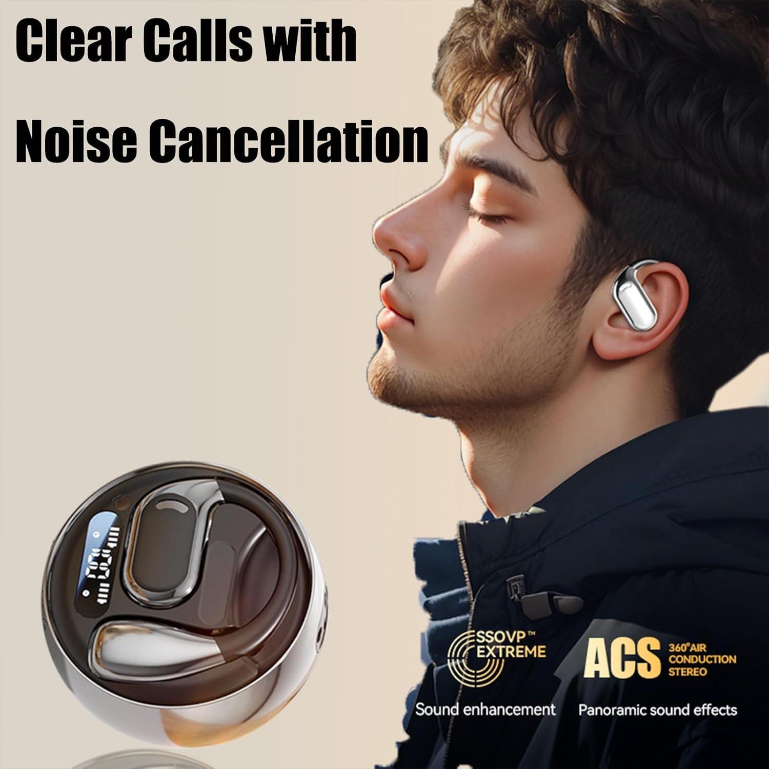 Auriculares Traductores AI Haiseire M76 Negro Bluetooth