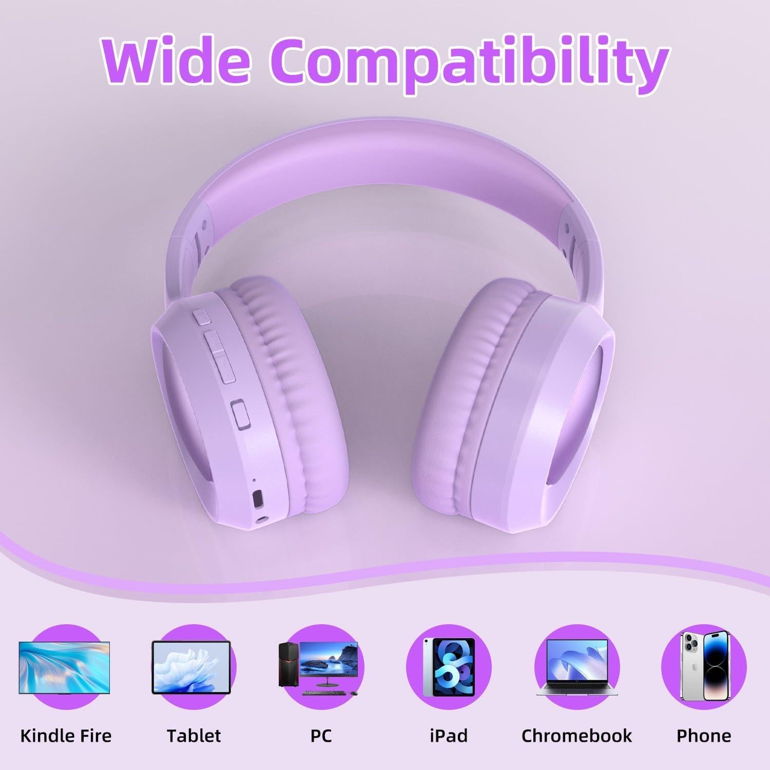 Auriculares Inalámbricos Bluetooth TOKANI TK-01 Púrpura 30h