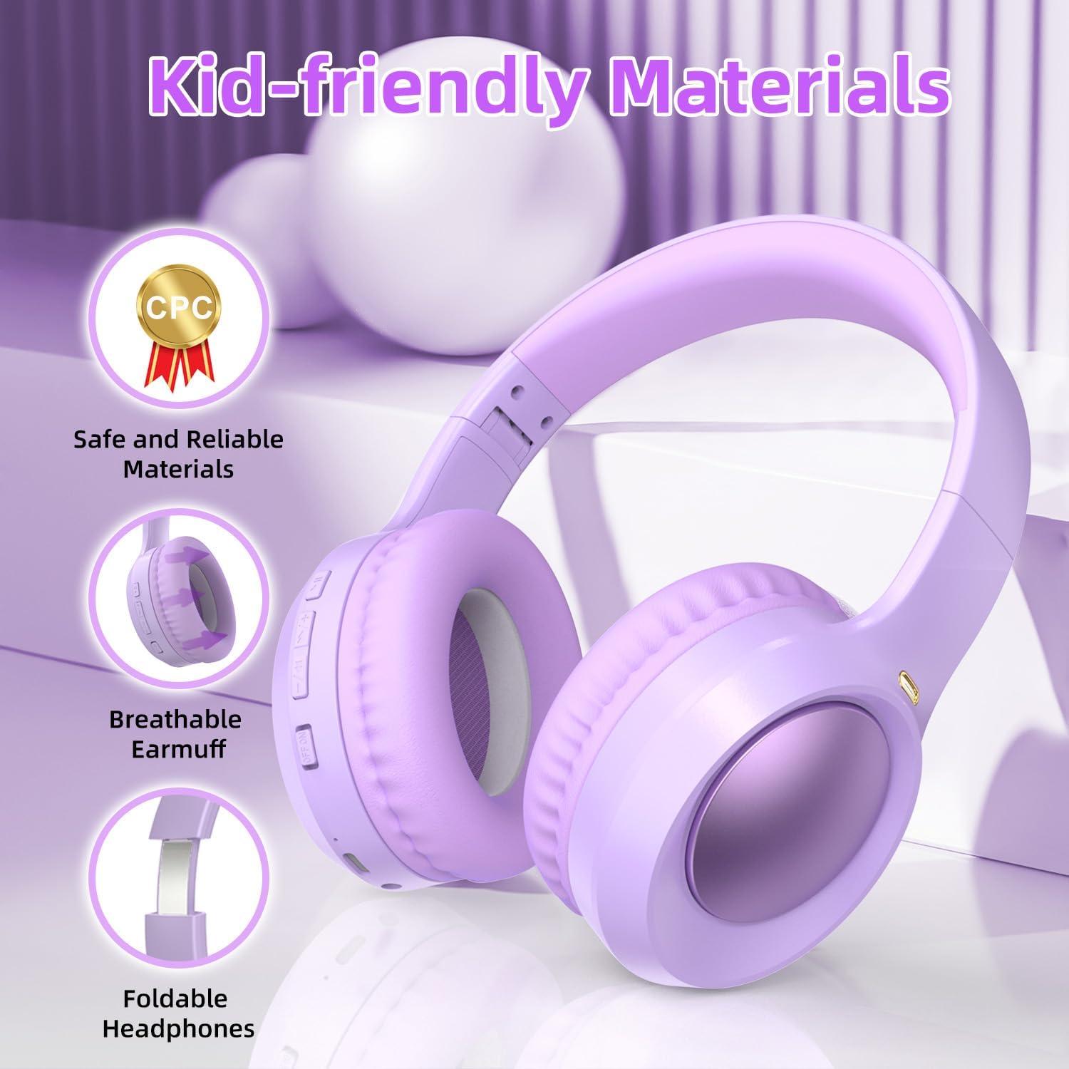 Auriculares Inalámbricos Bluetooth TOKANI TK-01 Púrpura 30h