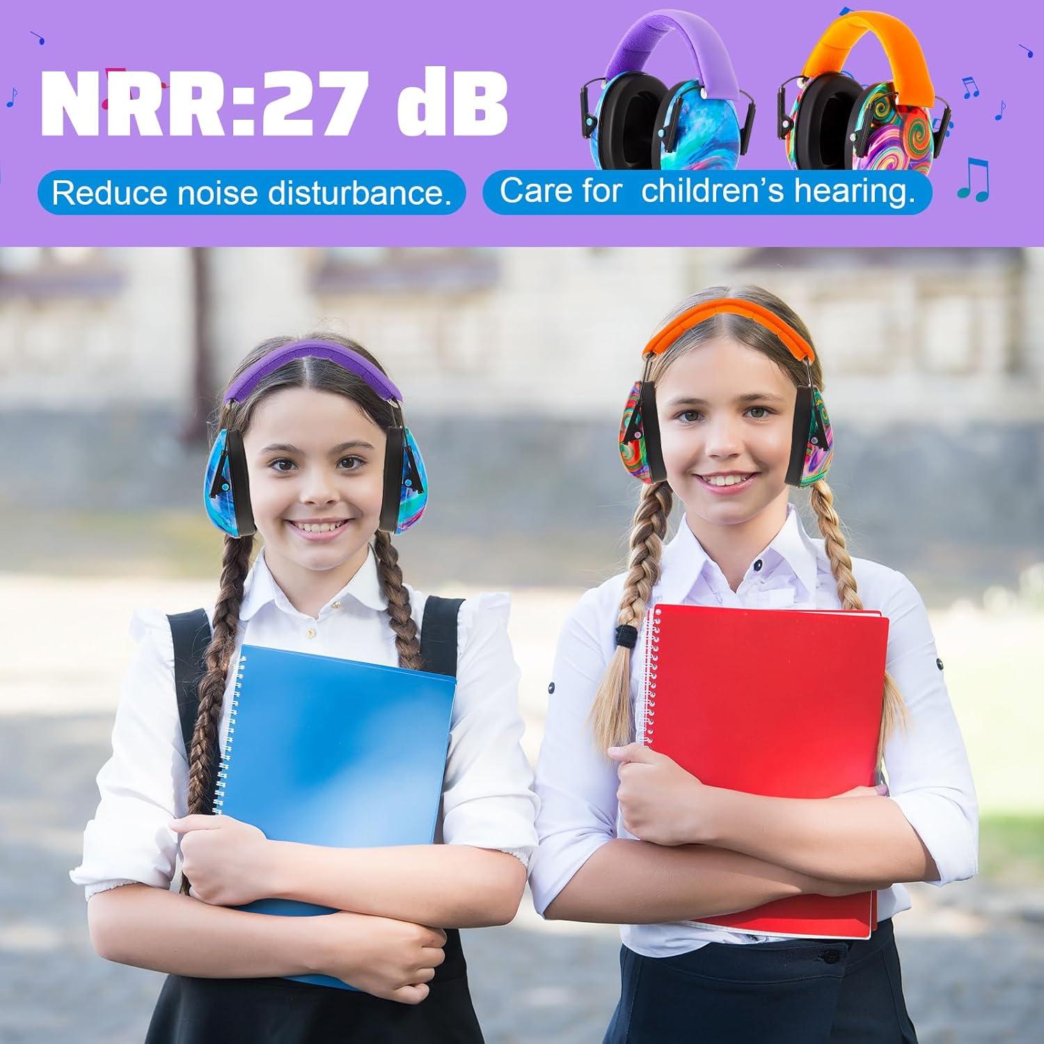 Auriculares Amylove para Niños con Cancelación de Ruido 27dB - 2 Piezas