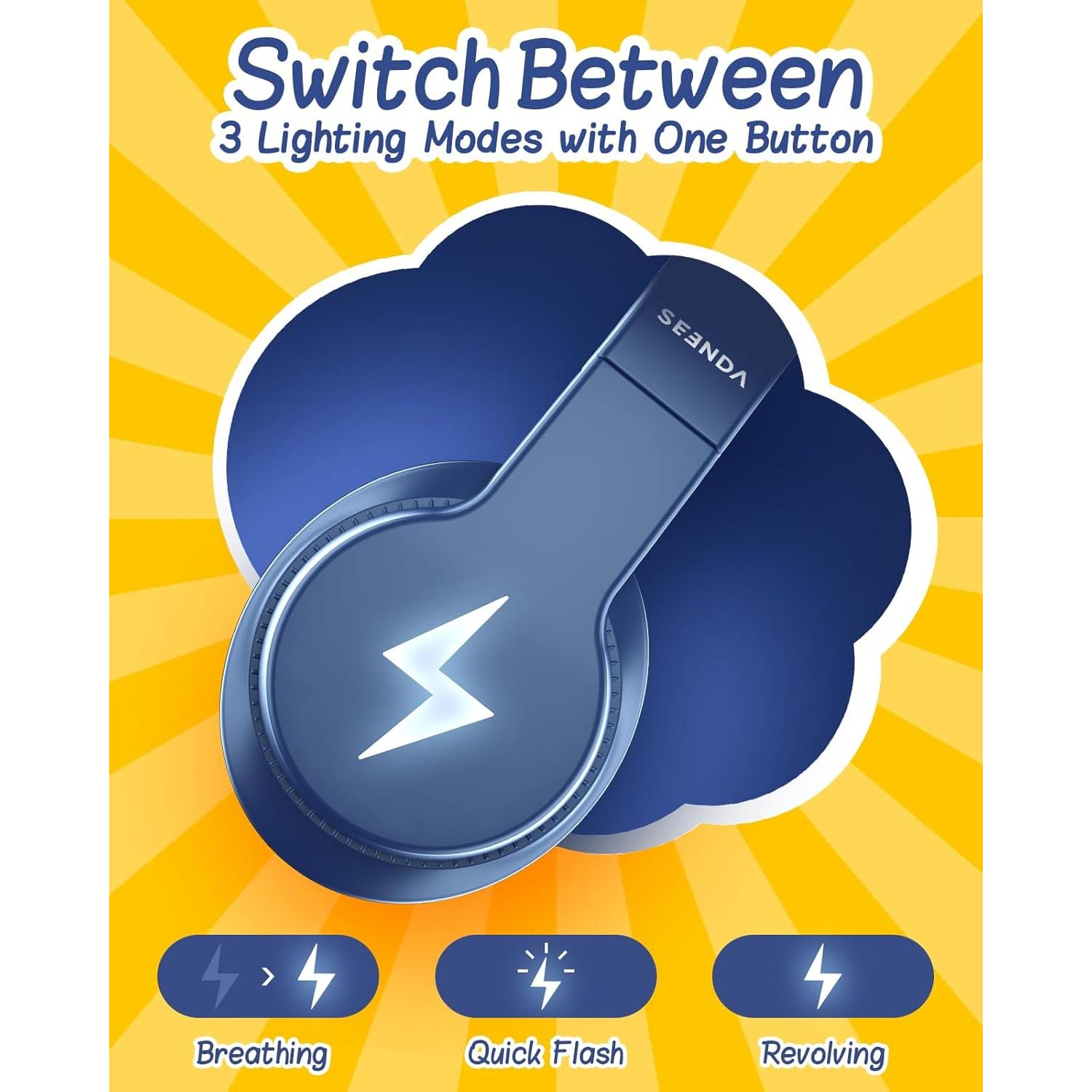 Auriculares Bluetooth Inalámbricos Seenda JCH-01 Niños 45H Azul