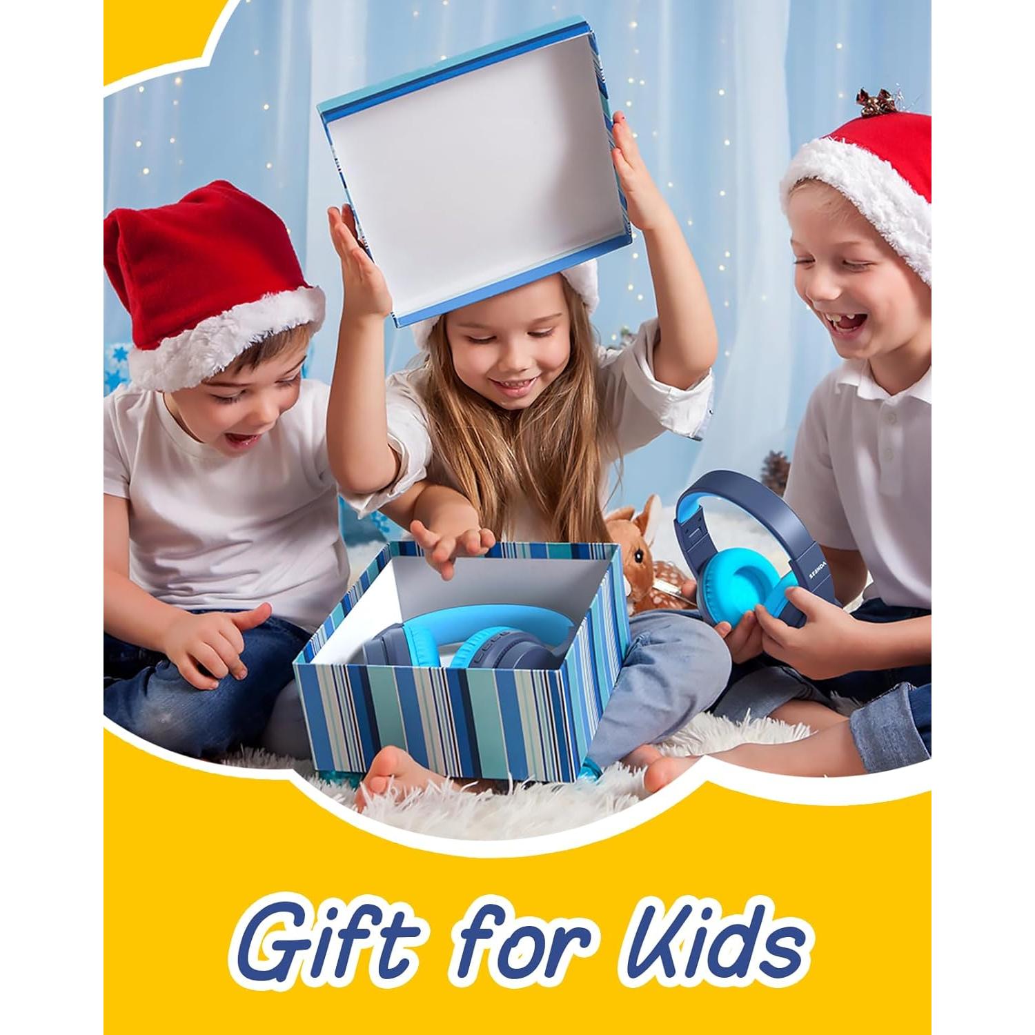 Auriculares Bluetooth Inalámbricos Seenda JCH-01 Niños 45H Azul