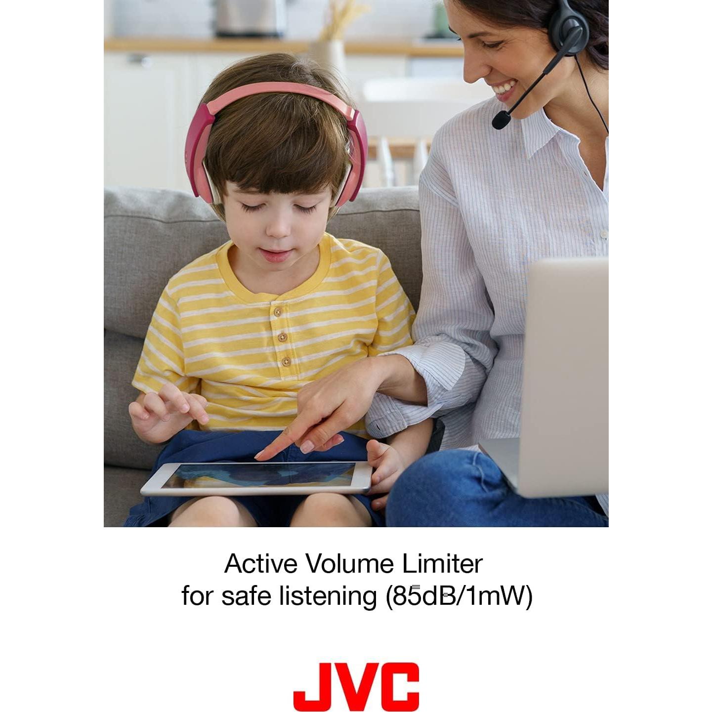 Auriculares Bluetooth JVC HAKD10WP Rosa para Niños 16h