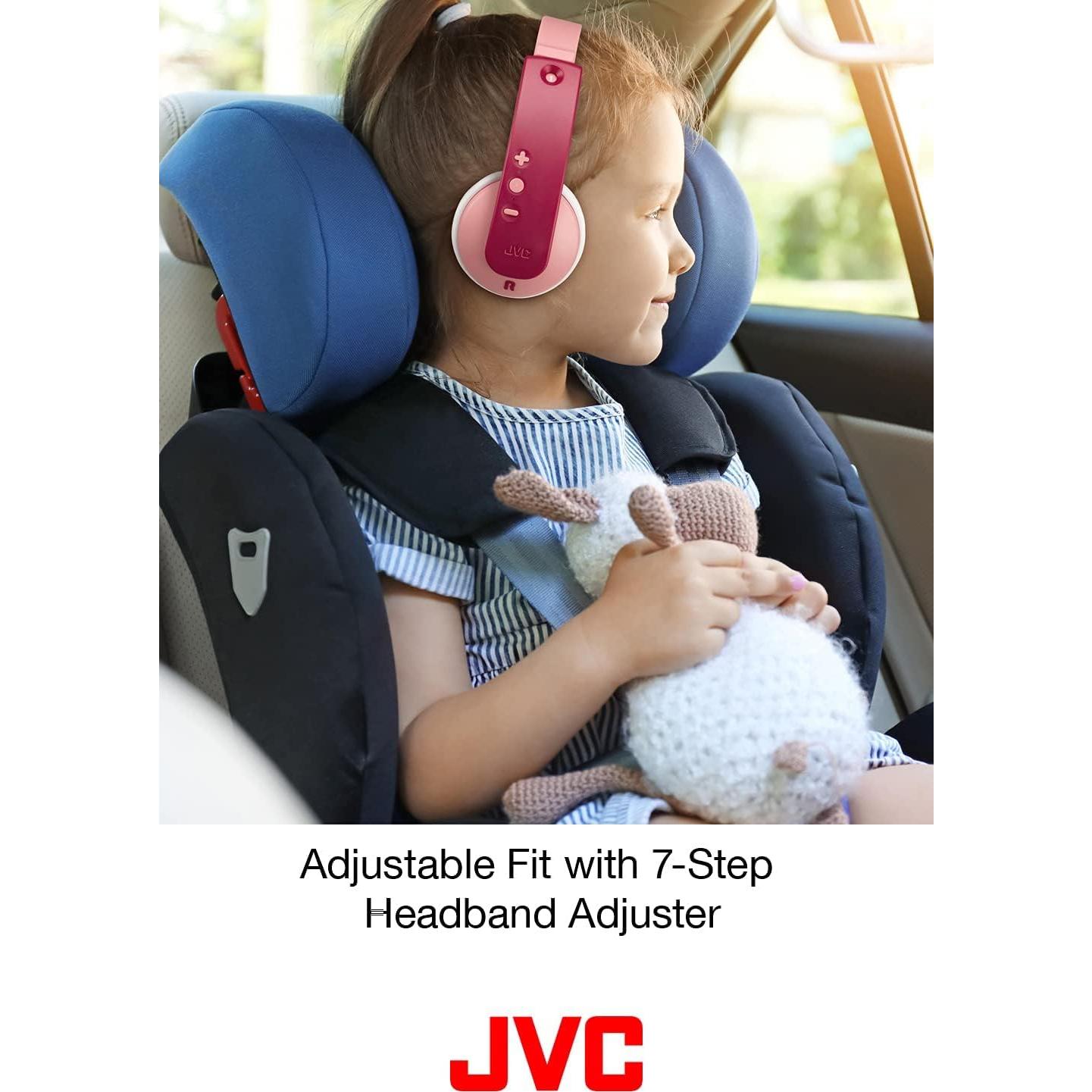 Auriculares Bluetooth JVC HAKD10WP Rosa para Niños 16h