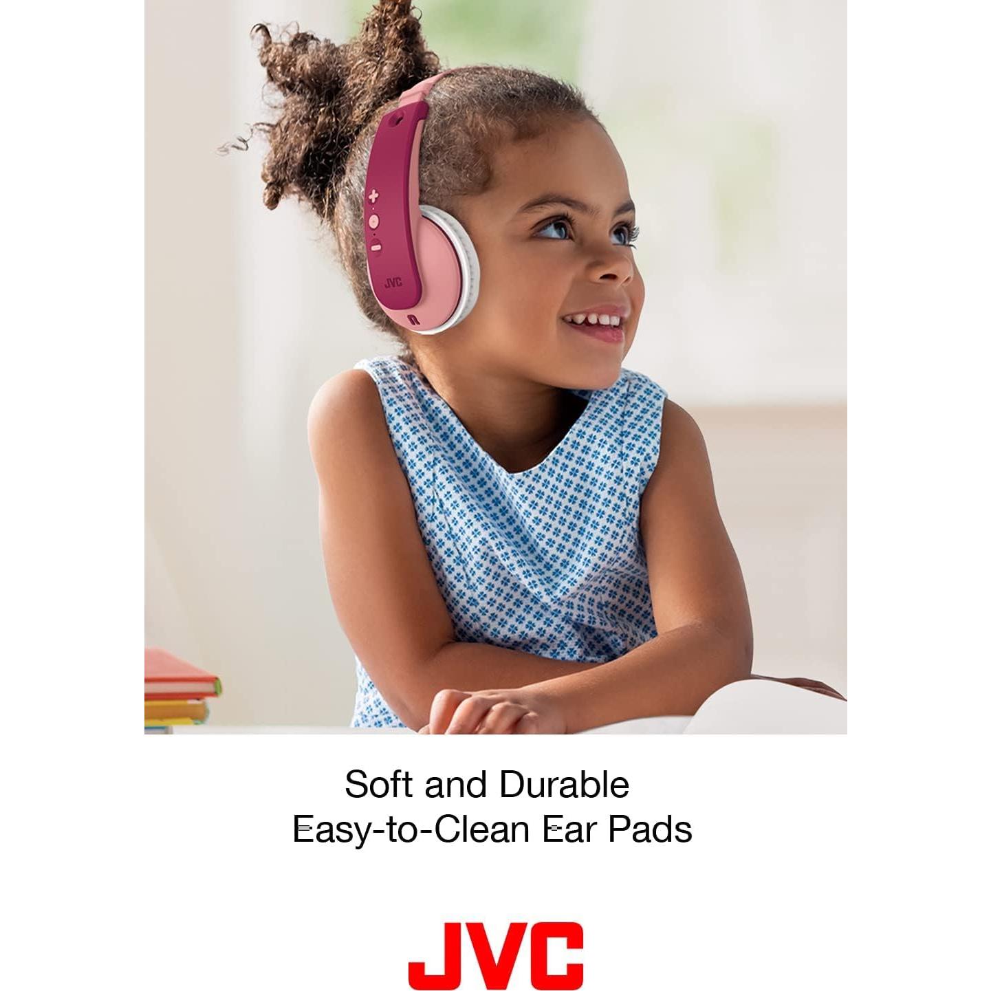Auriculares Bluetooth JVC HAKD10WP Rosa para Niños 16h