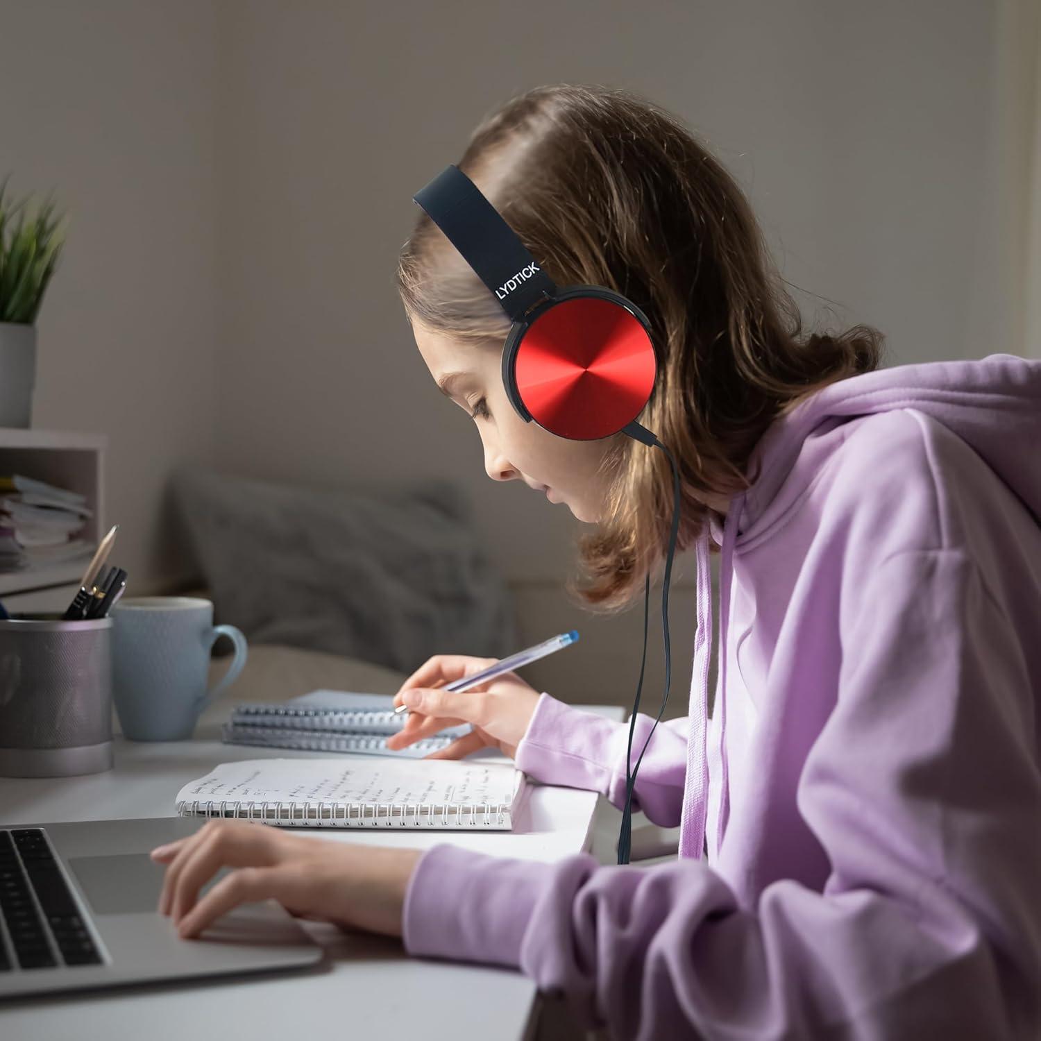 Paquete de 10 Auriculares para Niños LYDTICK con Cable 3.5mm