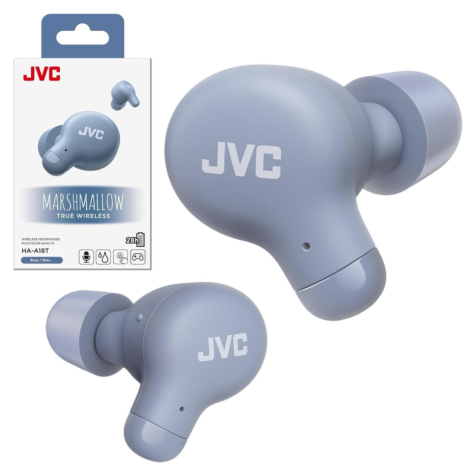 Auriculares Inalámbricos JVC Marshmallow Bluetooth 5.3 28H Azul