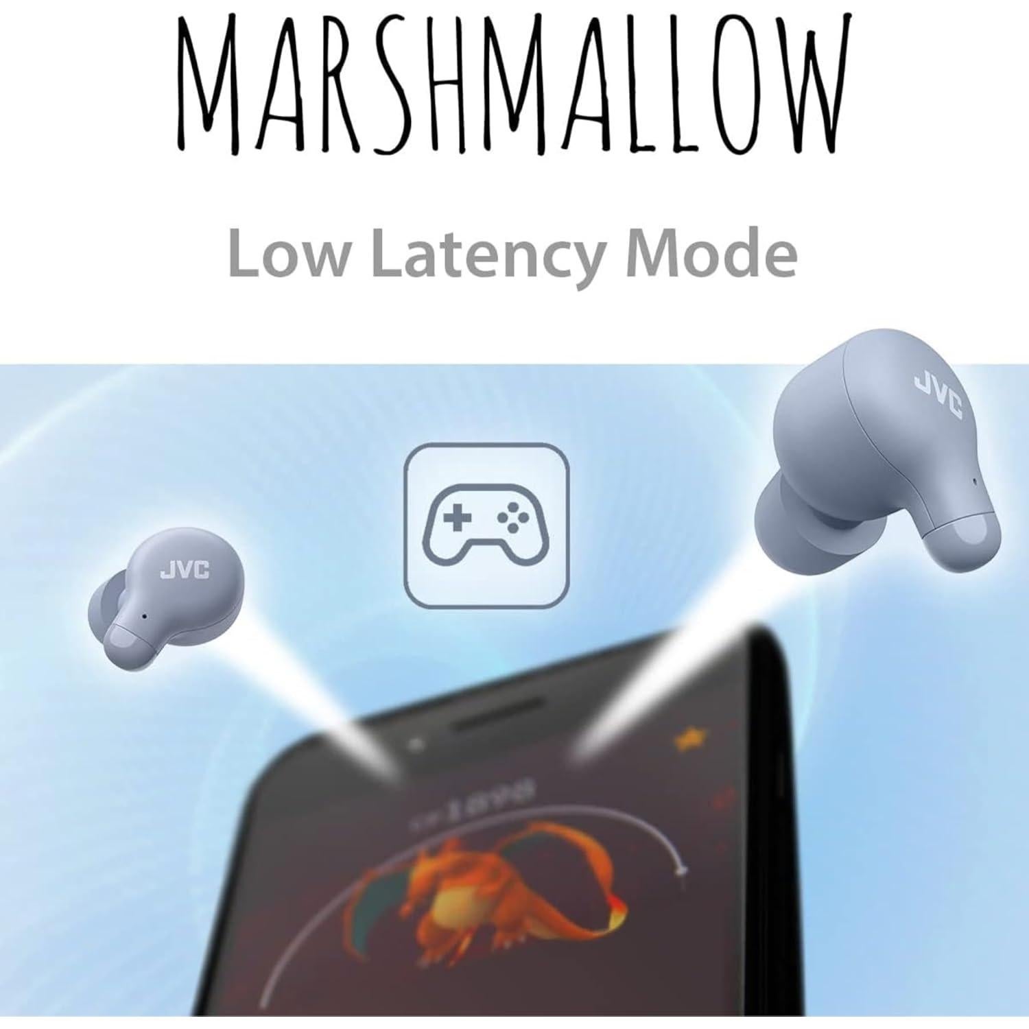 Auriculares Inalámbricos JVC Marshmallow Bluetooth 5.3 28H Azul