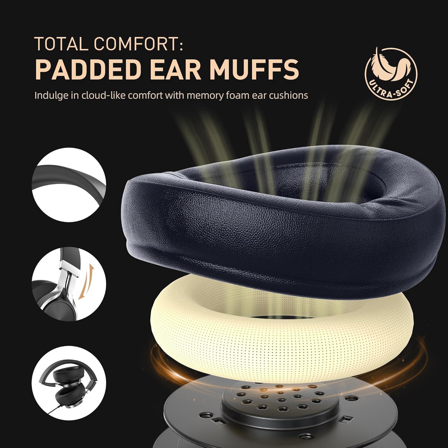 Auriculares AILIHEN C90 con micrófono y control de volumen