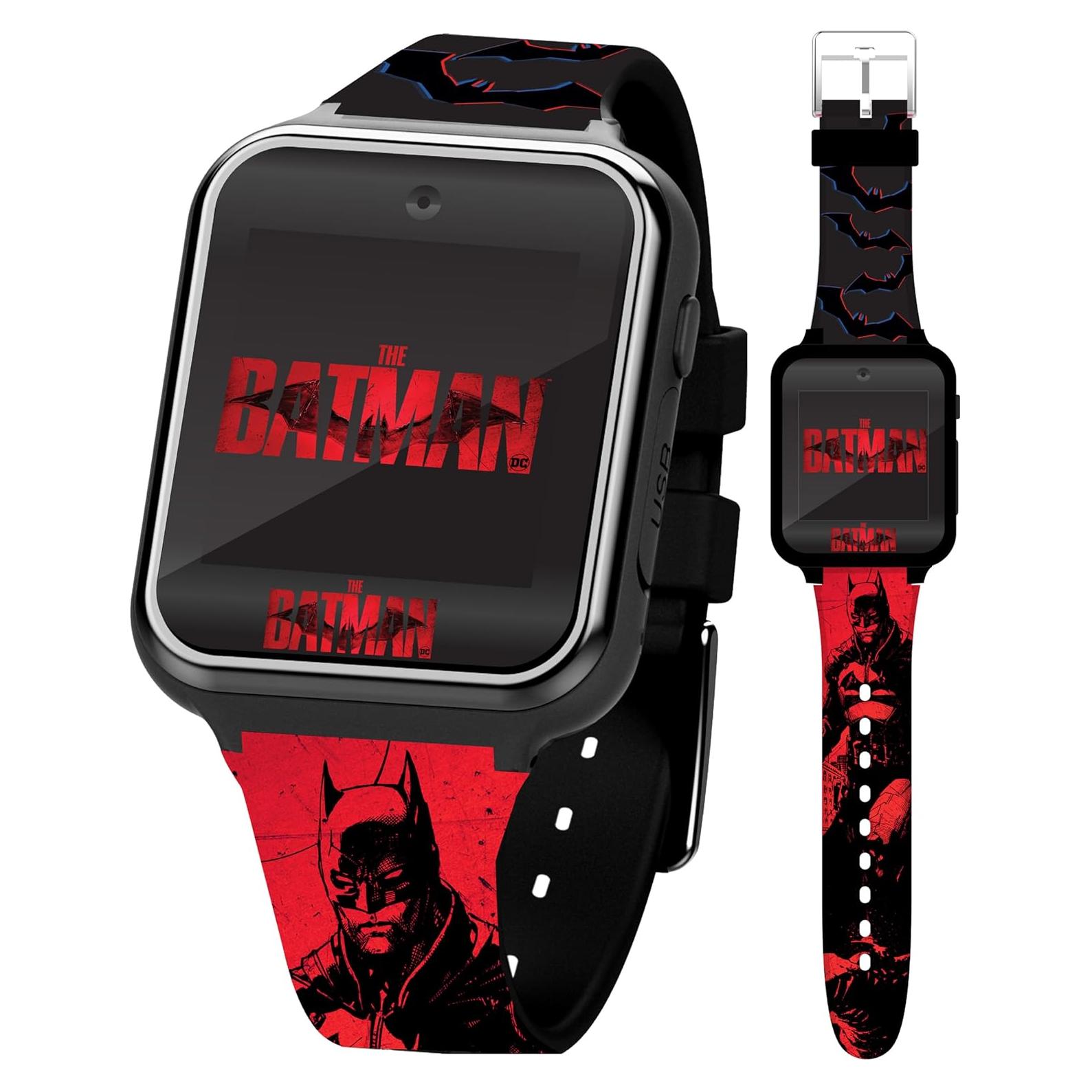 Reloj Inteligente Batman para Niños - Pantalla Táctil, Cámara, Juegos