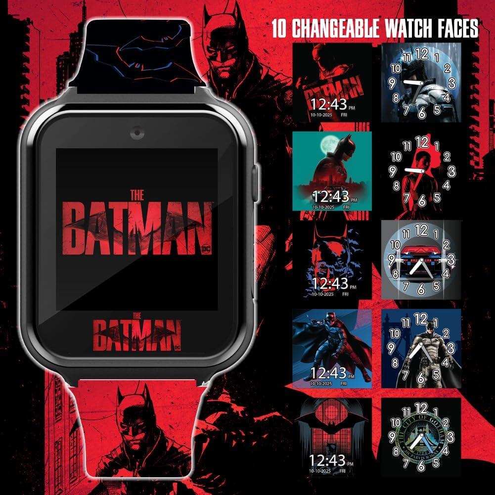 Reloj Inteligente Batman para Niños - Pantalla Táctil, Cámara, Juegos