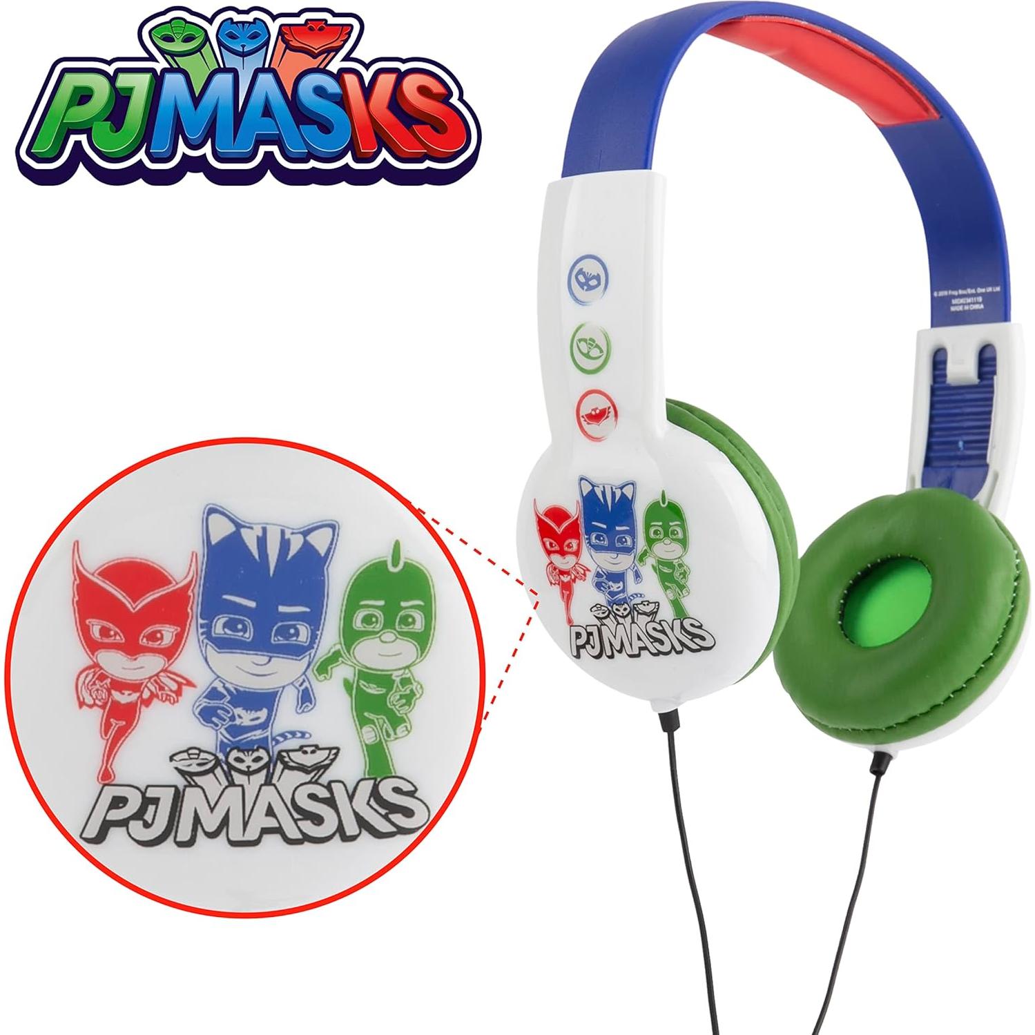 Auriculares PJ Masks para Niños con Limitador de Volumen