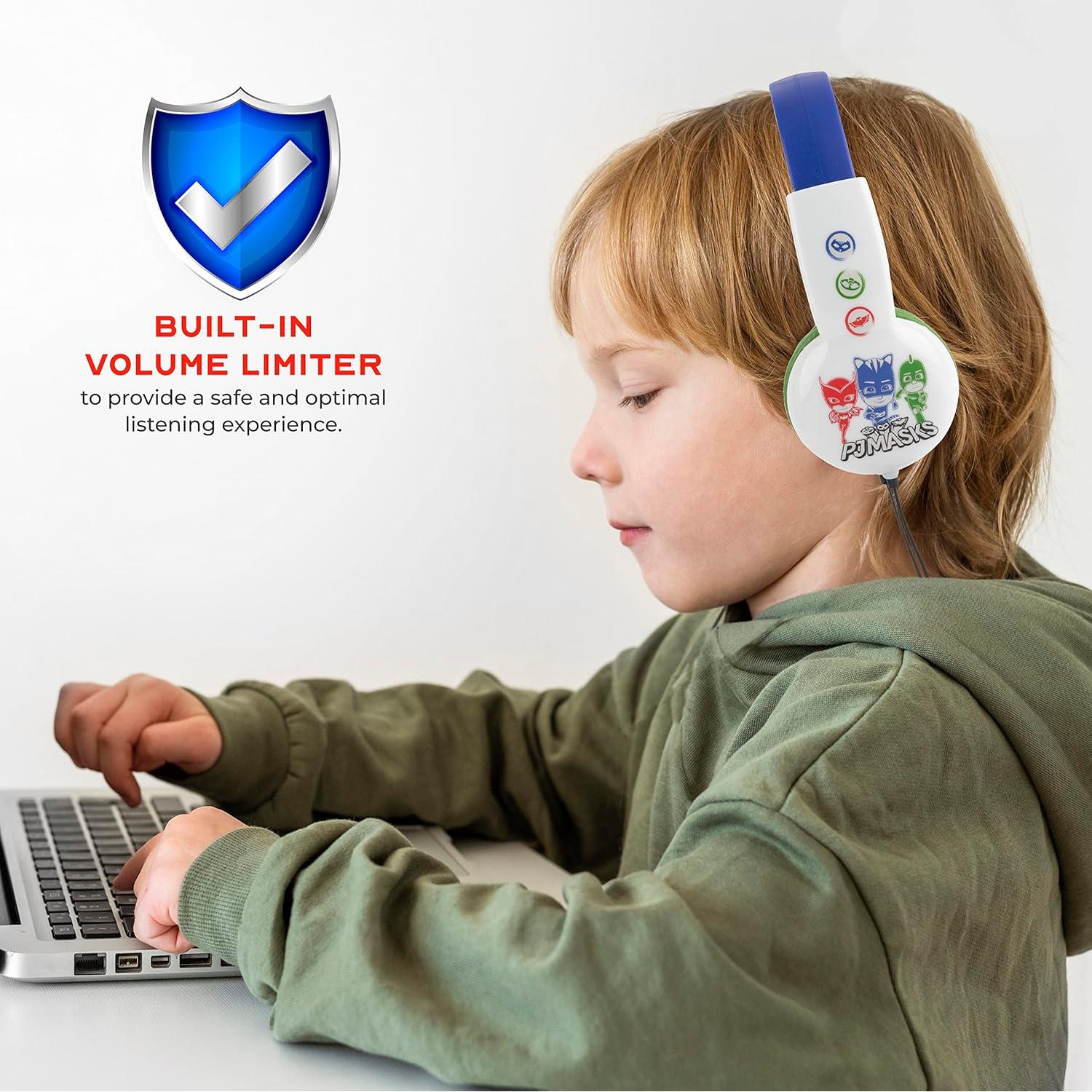 Auriculares PJ Masks para Niños con Limitador de Volumen