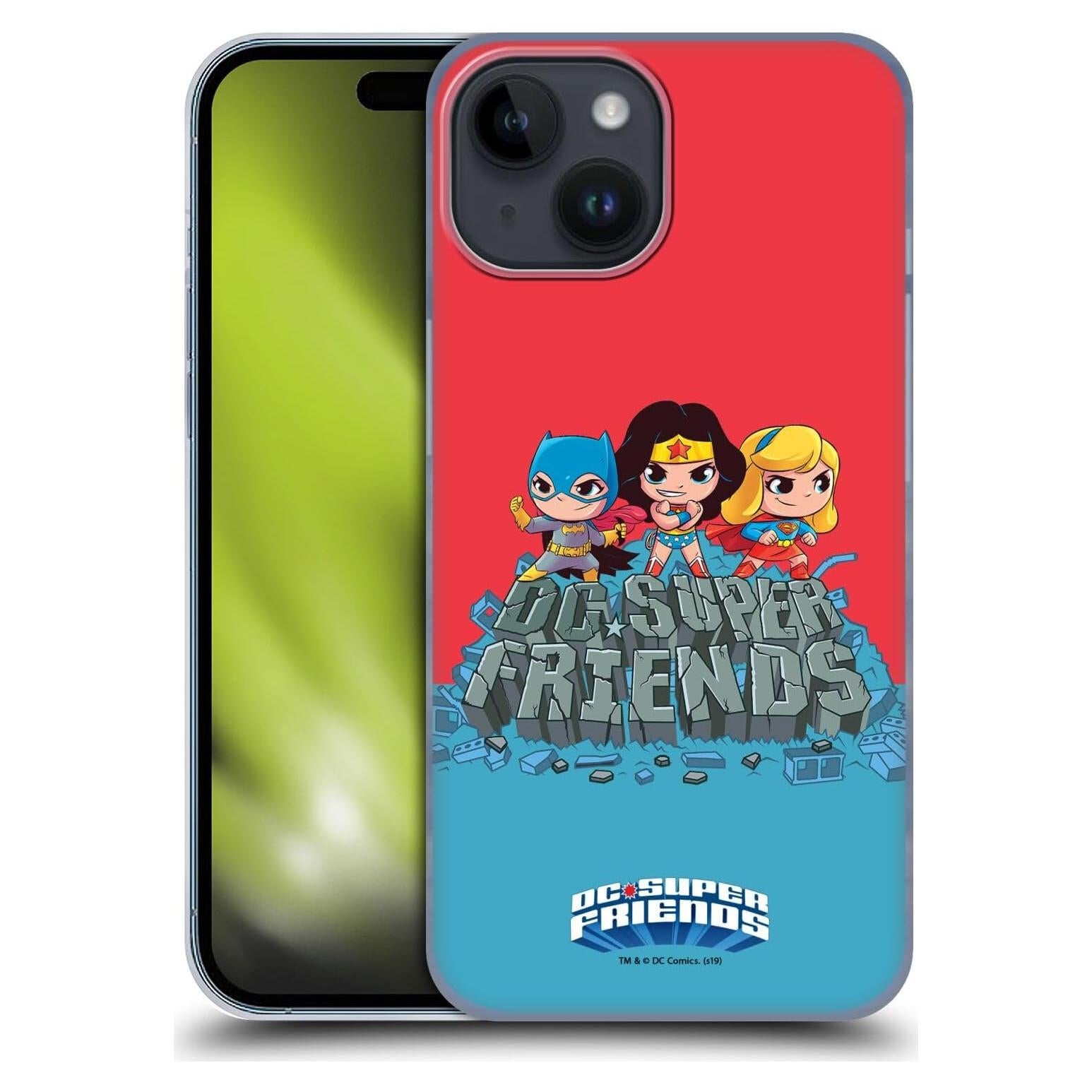 Funda Dura Licenciada DC Comics para iPhone 15 - Niñas