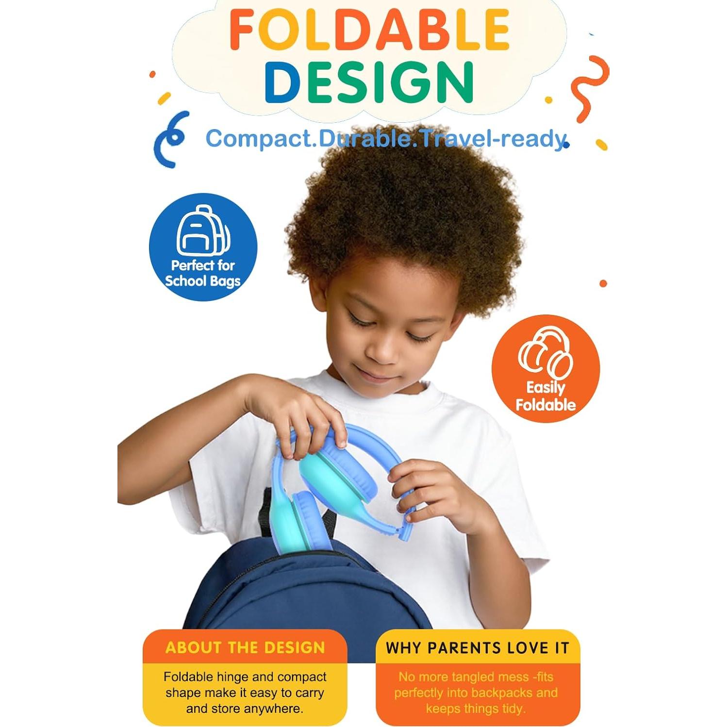 Auriculares con cable Adoope AD532-C USB-C para niños 85dB