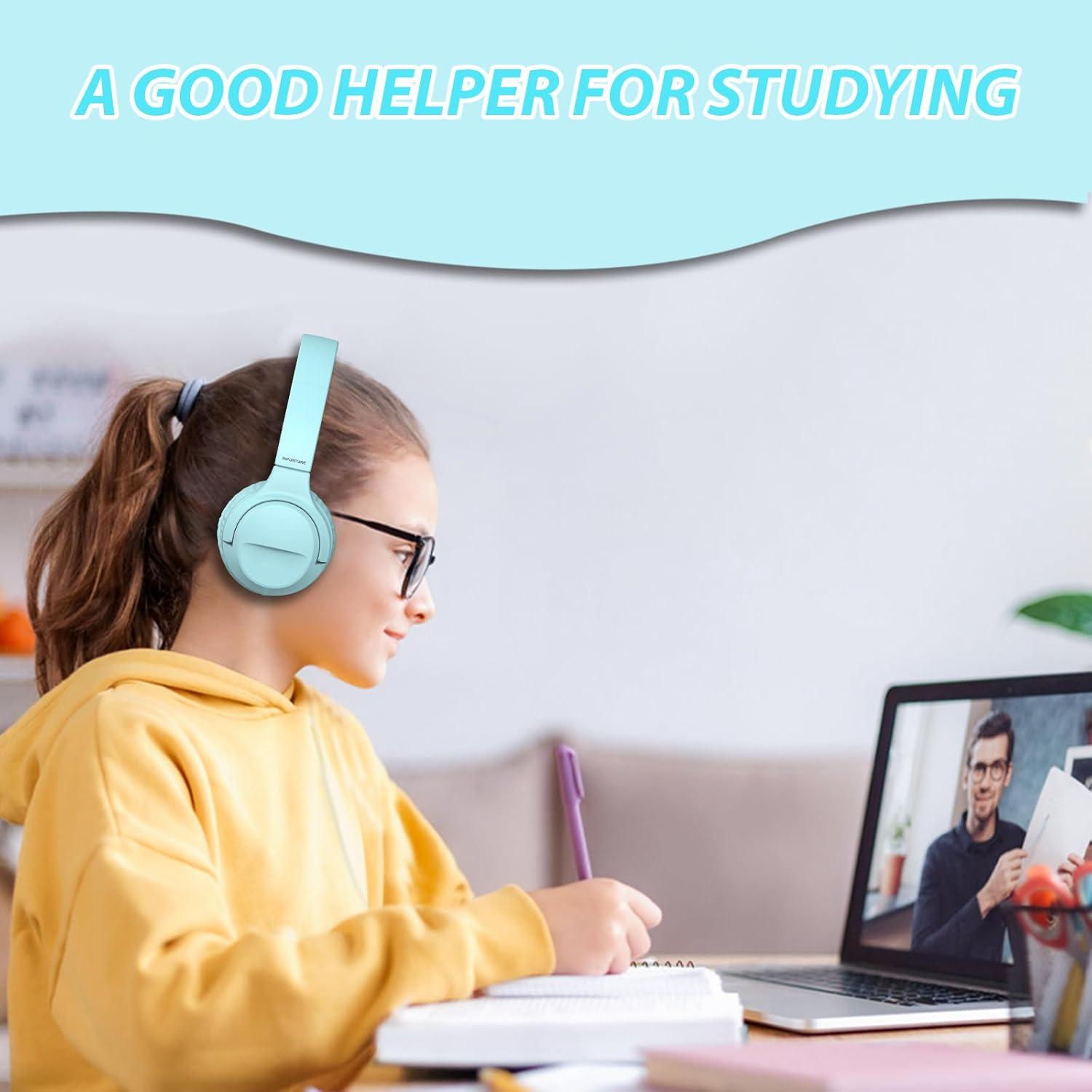 Auriculares USB-C INFURTURE CH3 para Niños 94dB Verde