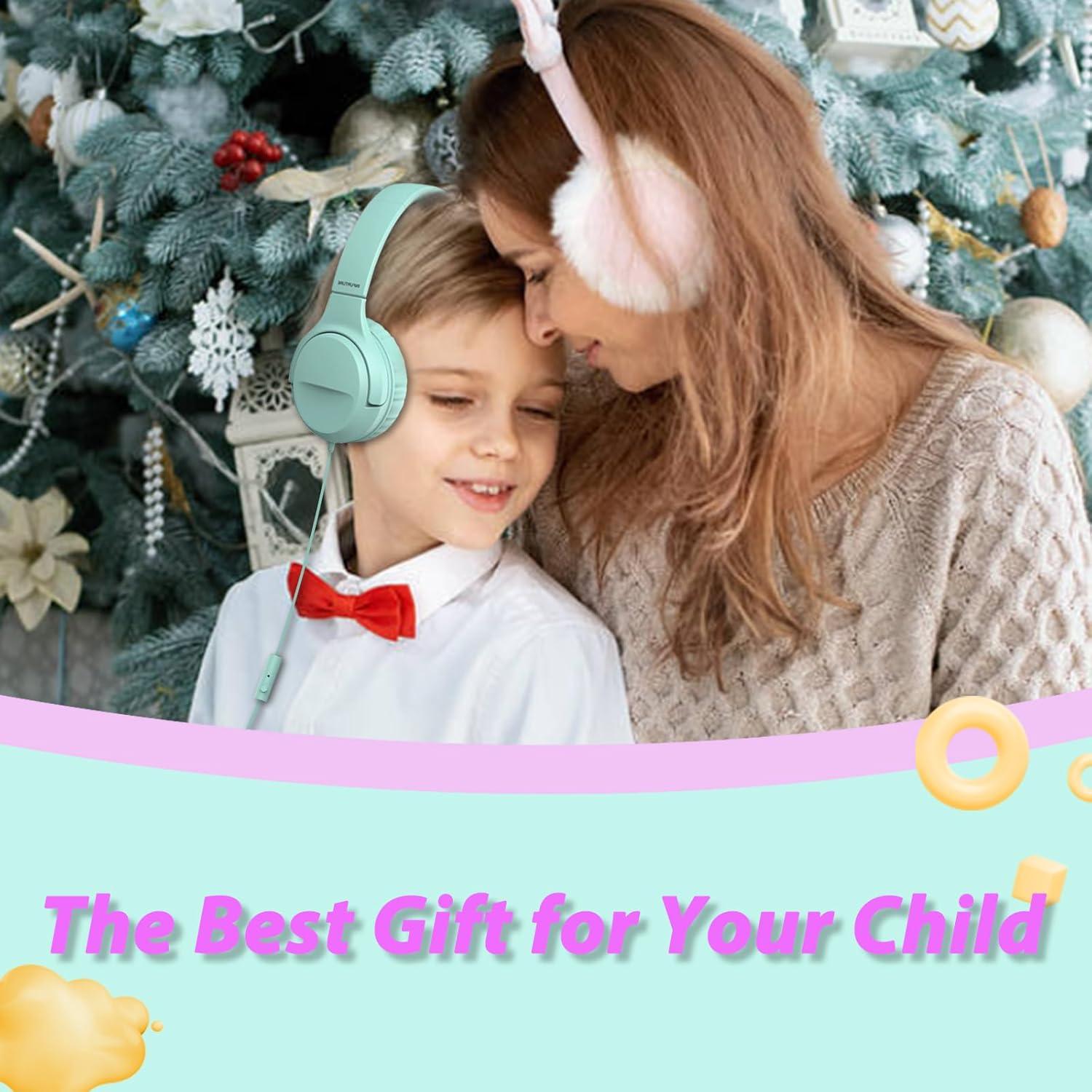 Auriculares USB-C INFURTURE CH3 para Niños 94dB Verde