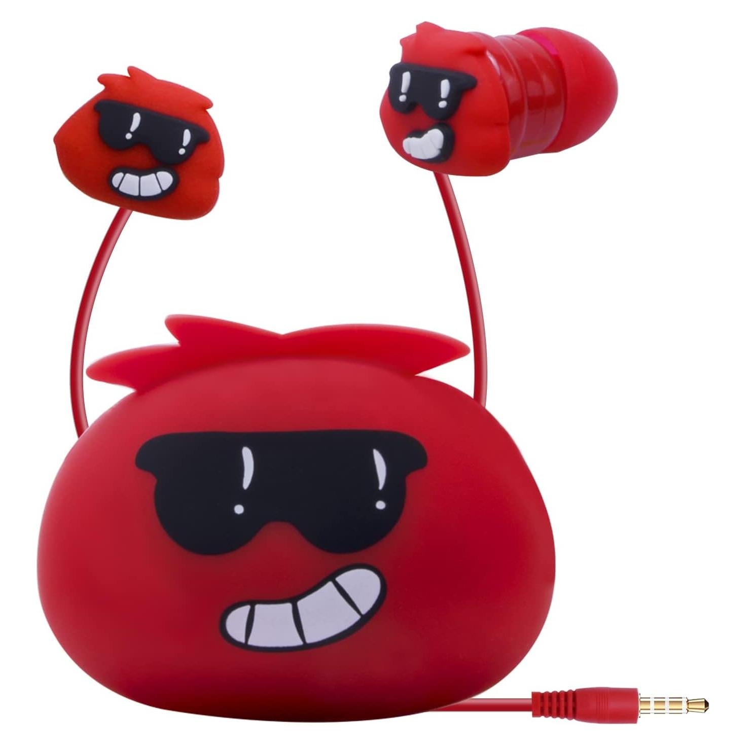 Auriculares In-Ear para Niños DTMNEP SR-01 con Micrófono Rojo
