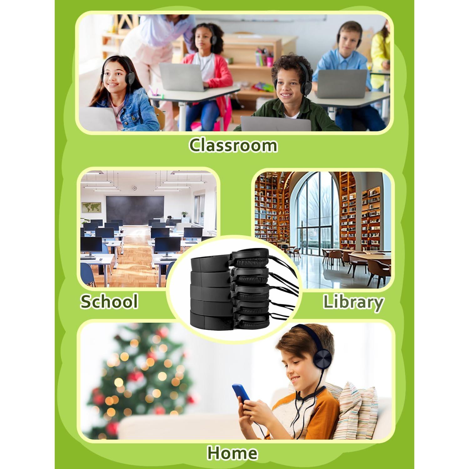 Auriculares Plegables para Niños Ladont QS450 - 2 Unidades