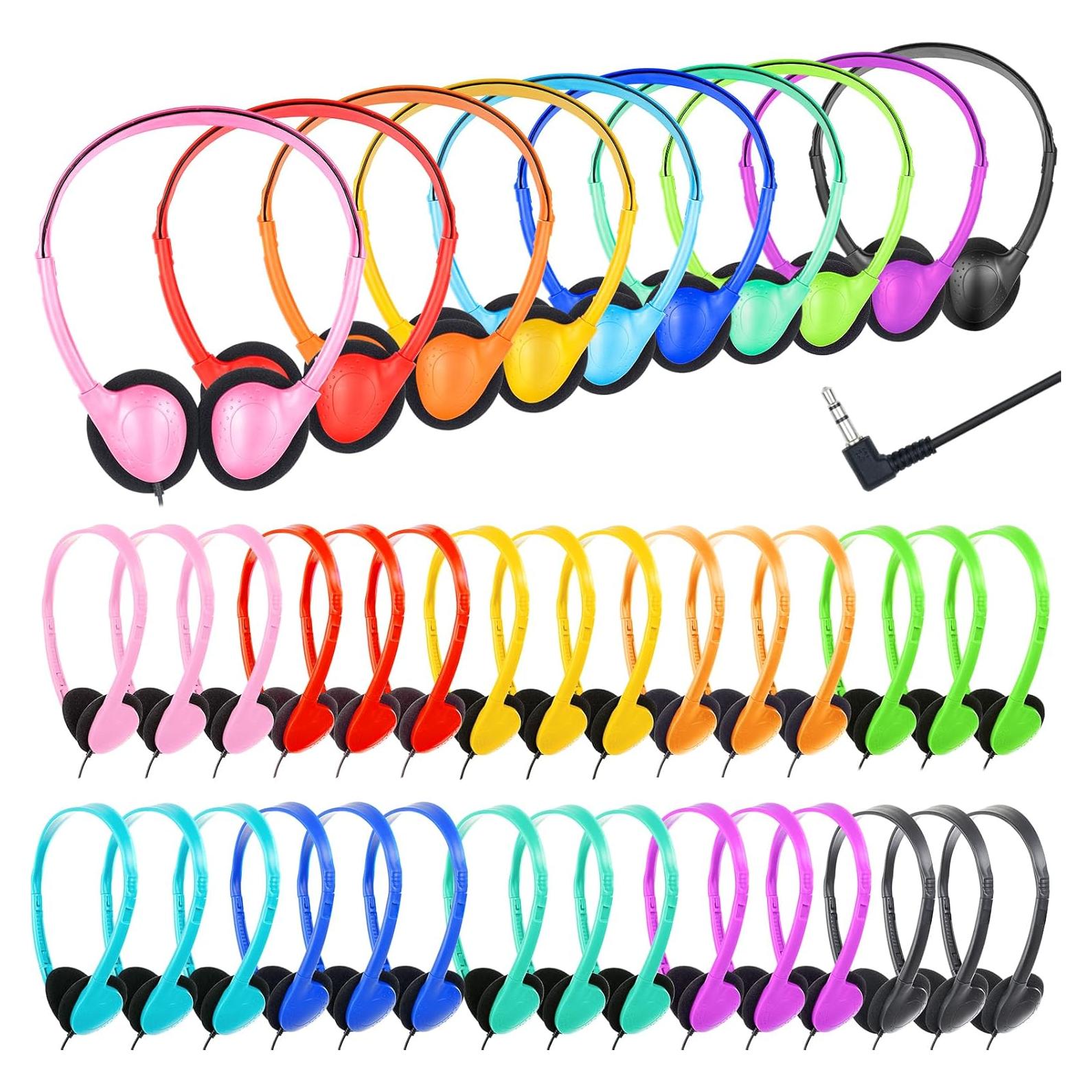 Paquete de 18 Auriculares con Cable ZNXZXP875 para Niños