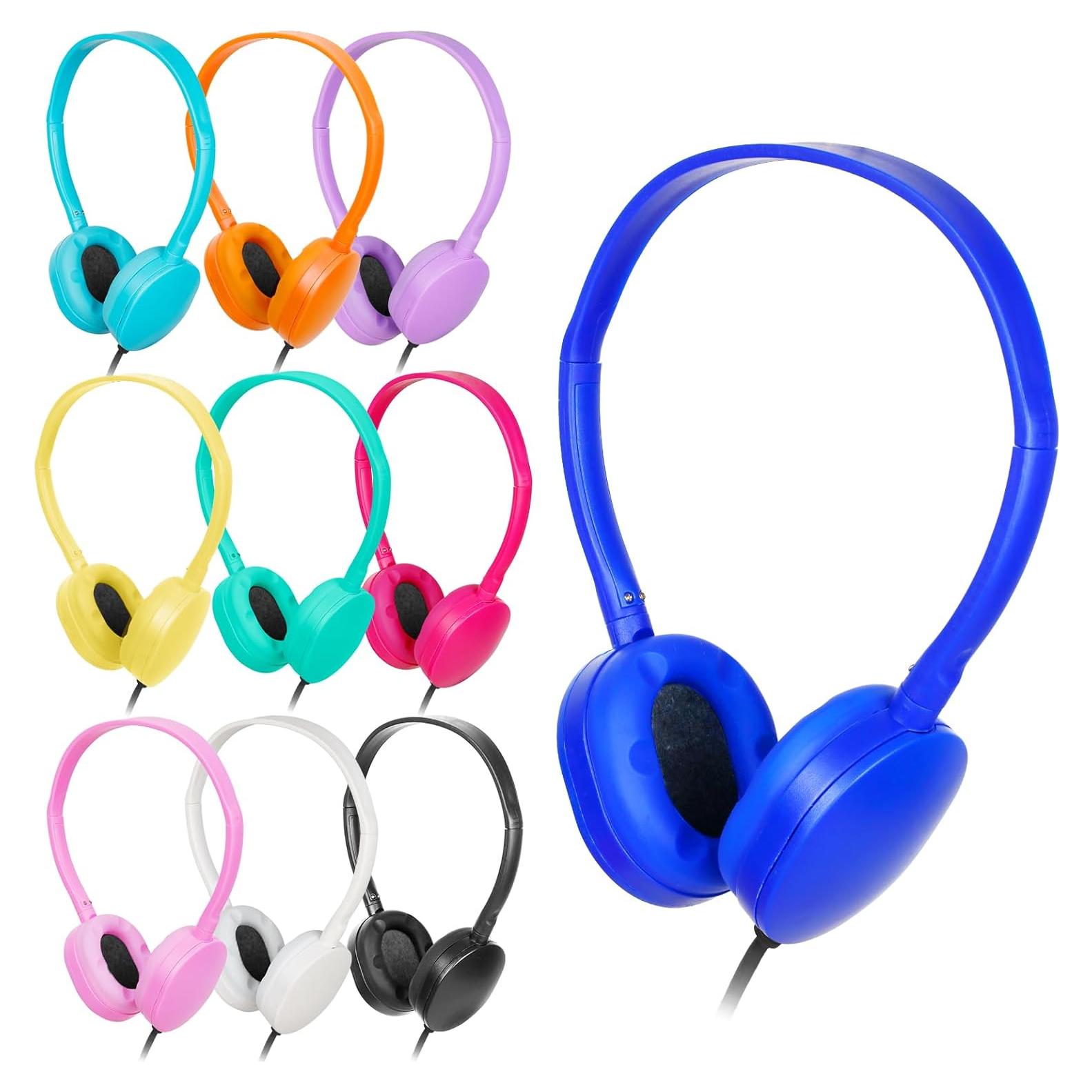 Paquete de 12 Auriculares ZNXZXP Ajustables 3.5mm para Escuela