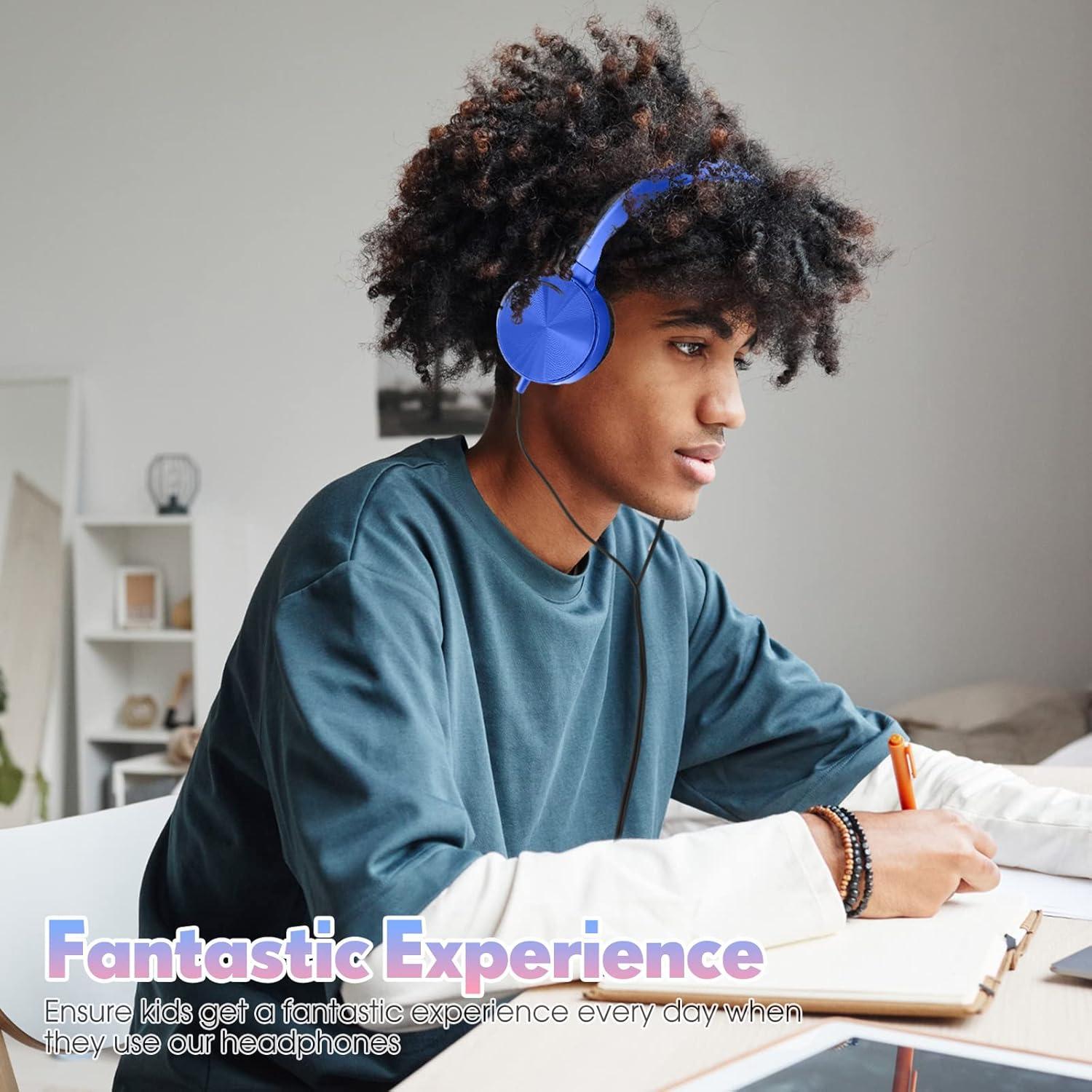 Auriculares Escolares Fabbay 10 Piezas Ajustables con Micrófono